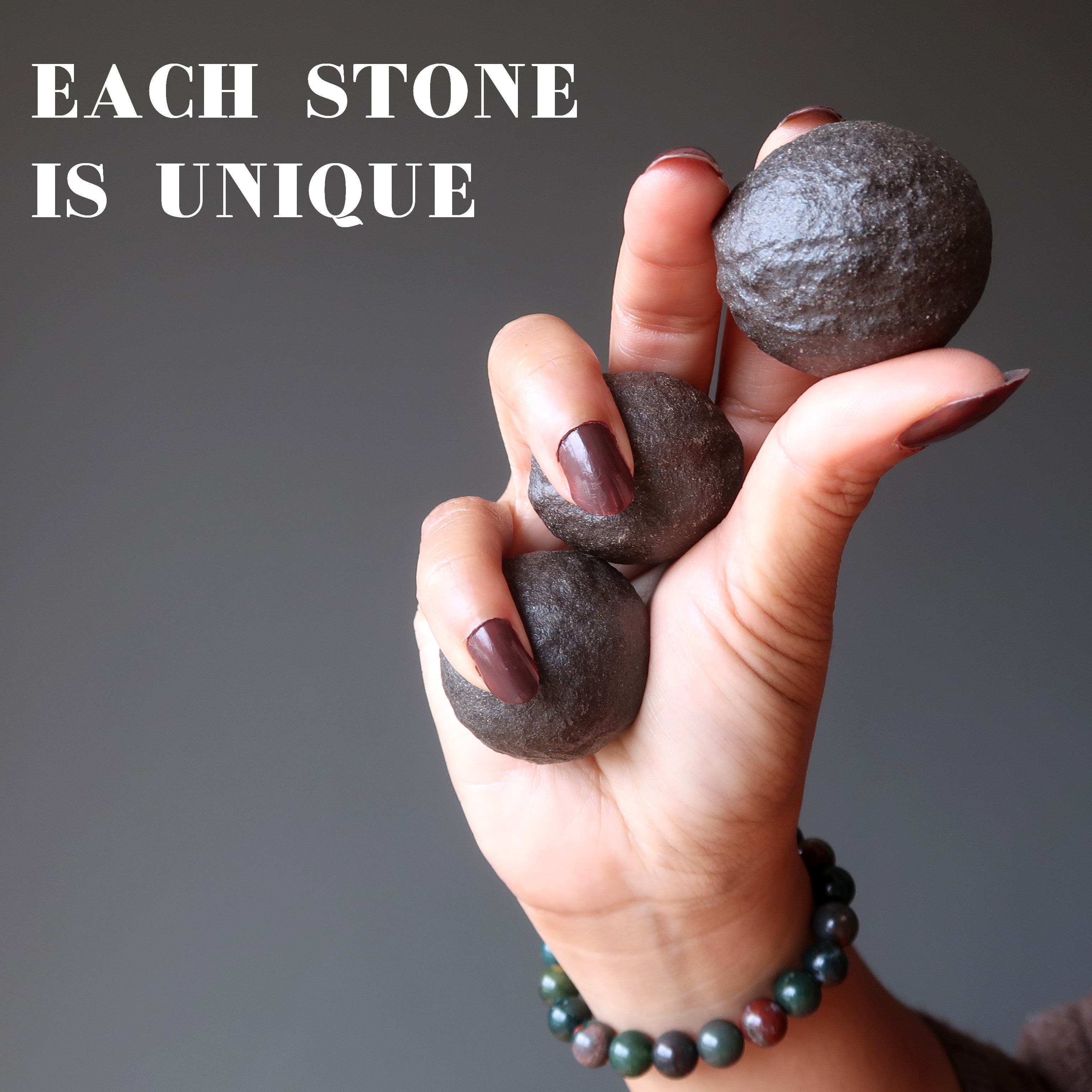 Moqui Marble Three Sisters Bonded Set Shaman Stones