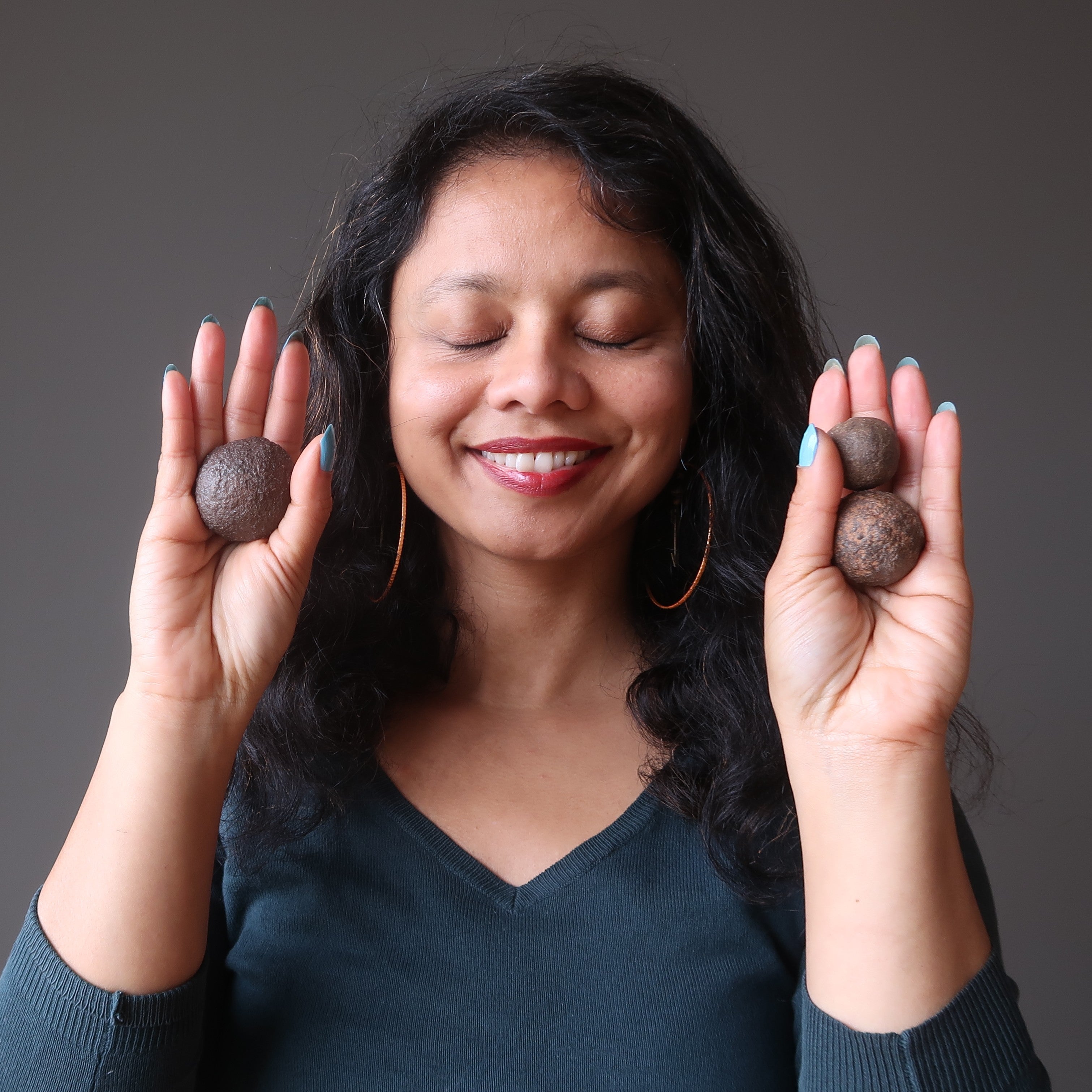 Moqui Marble Three Ancestor Shaman Stone Balls