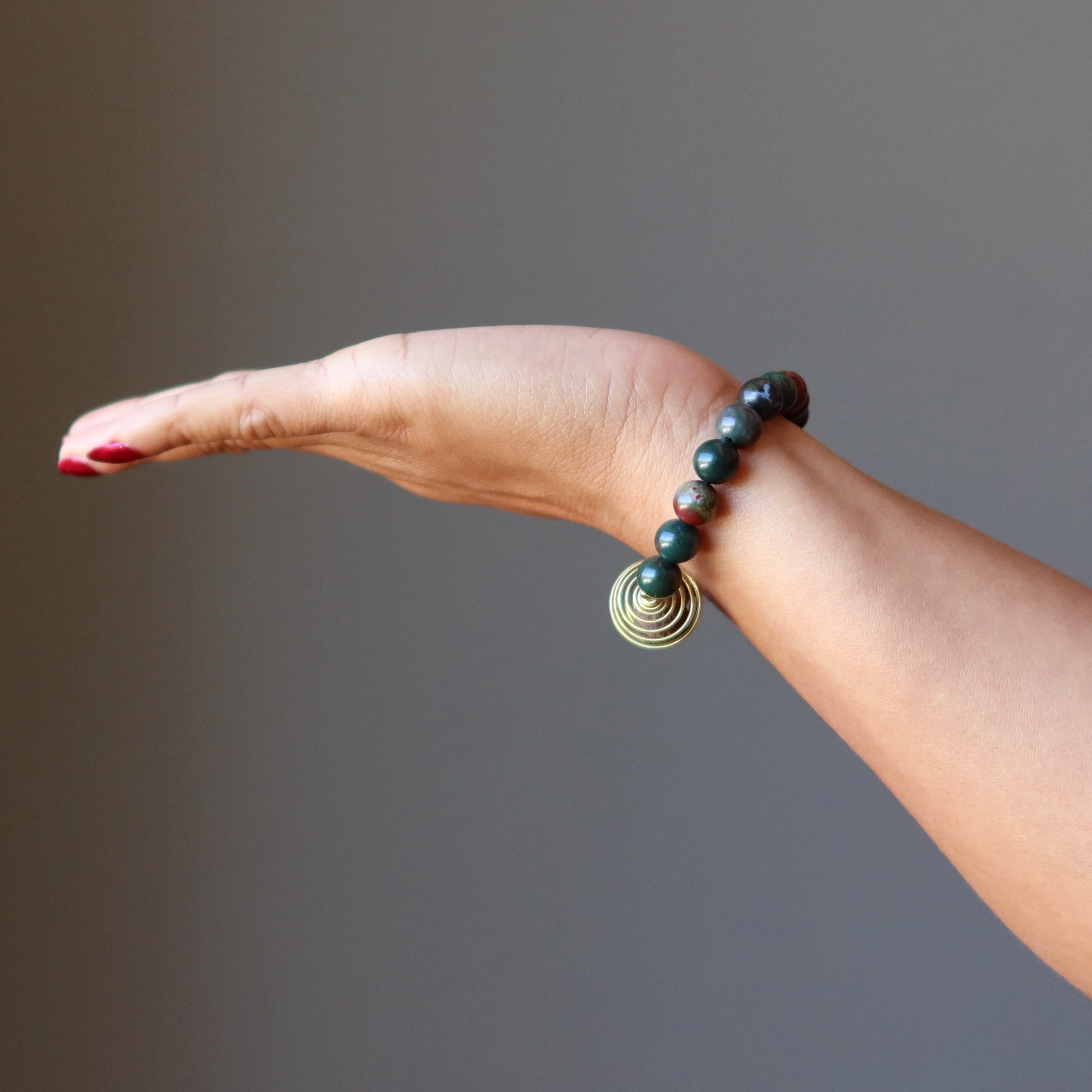 Moqui Marble Bracelet Bloodstone Shaman Stone