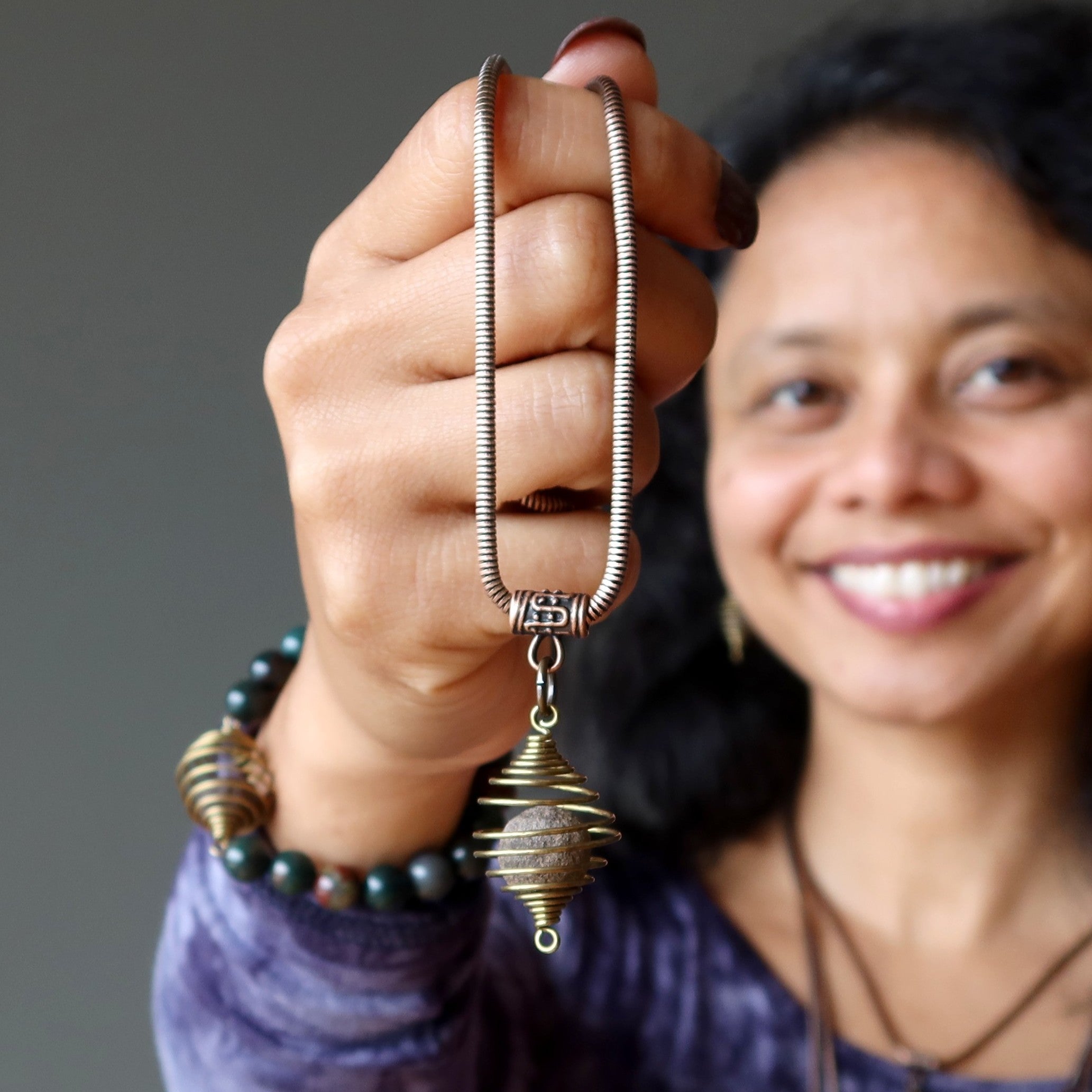 Moqui Marble Necklace Secrets of the Shaman Copper