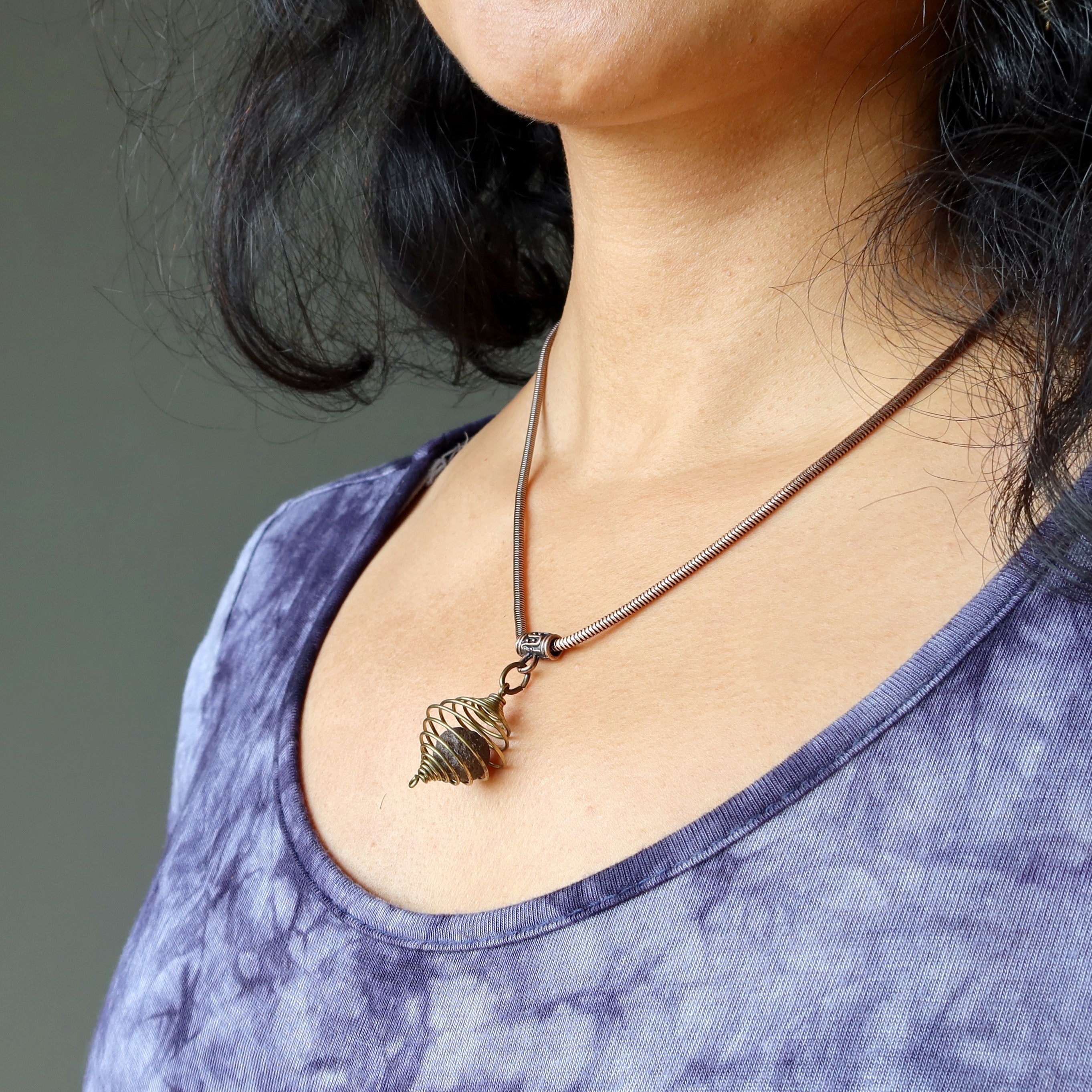 Moqui Marble Necklace Secrets of the Shaman Copper