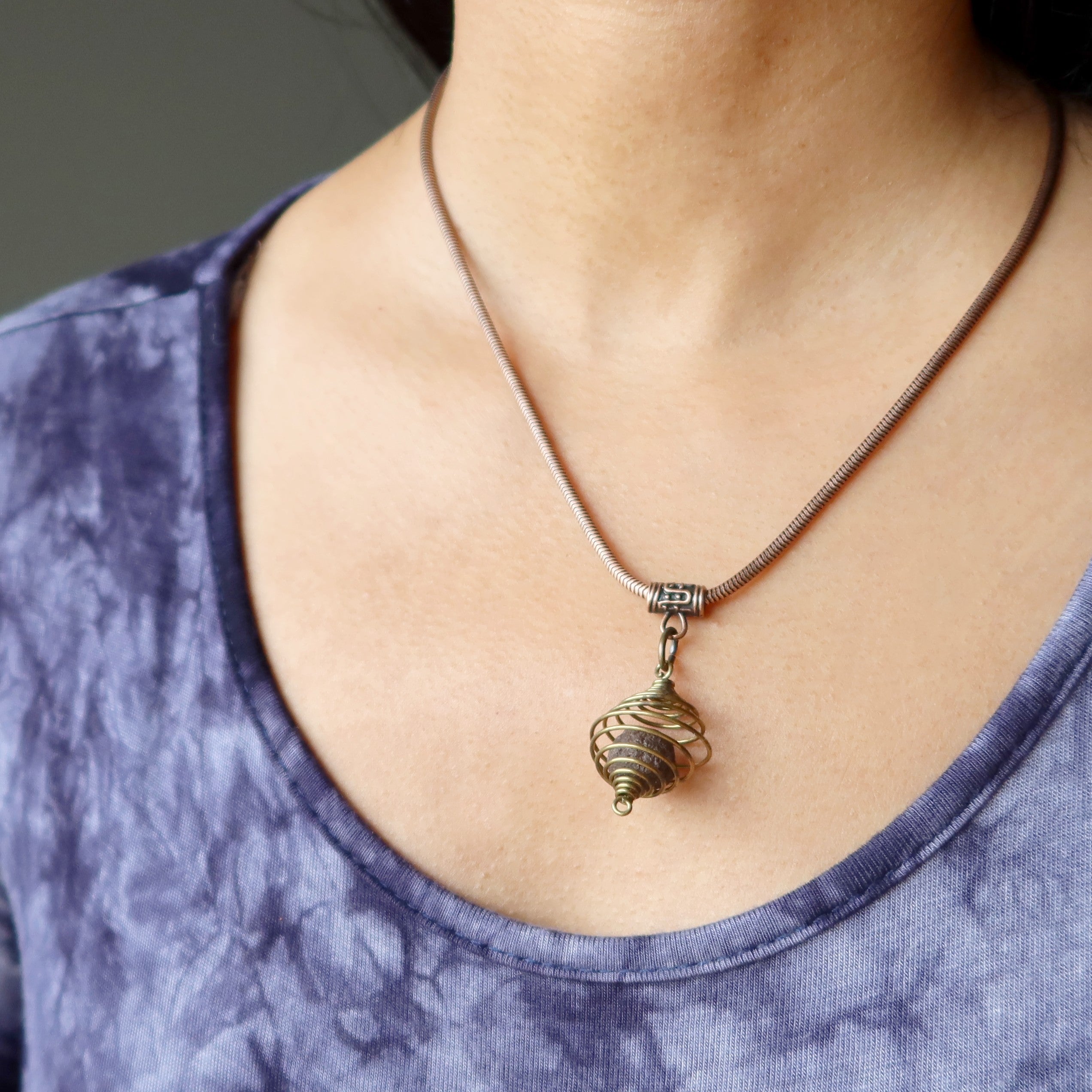 Moqui Marble Necklace Secrets of the Shaman Copper