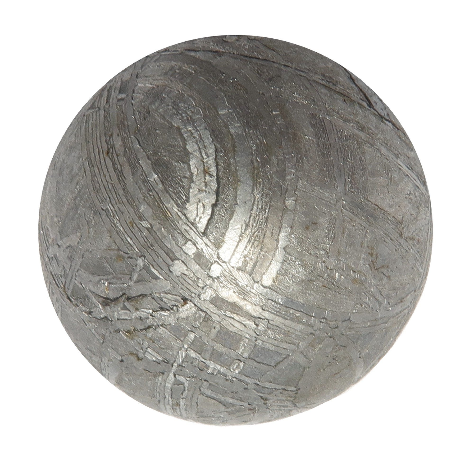 Sphère météorite de Gibeon Balle de cristal de fer spatio-temporelle