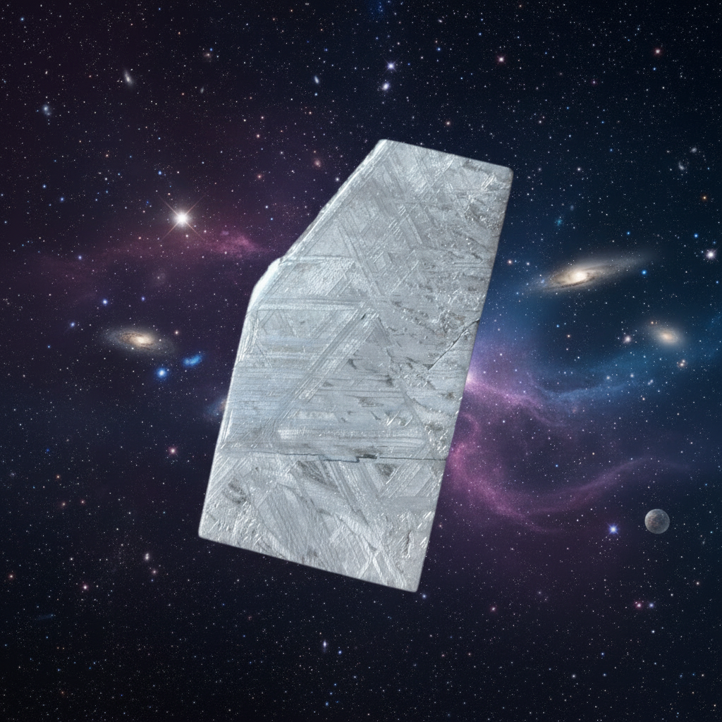 Muonionalusta Meteorit Silber Eisen Alien-Kunst-Scheibe