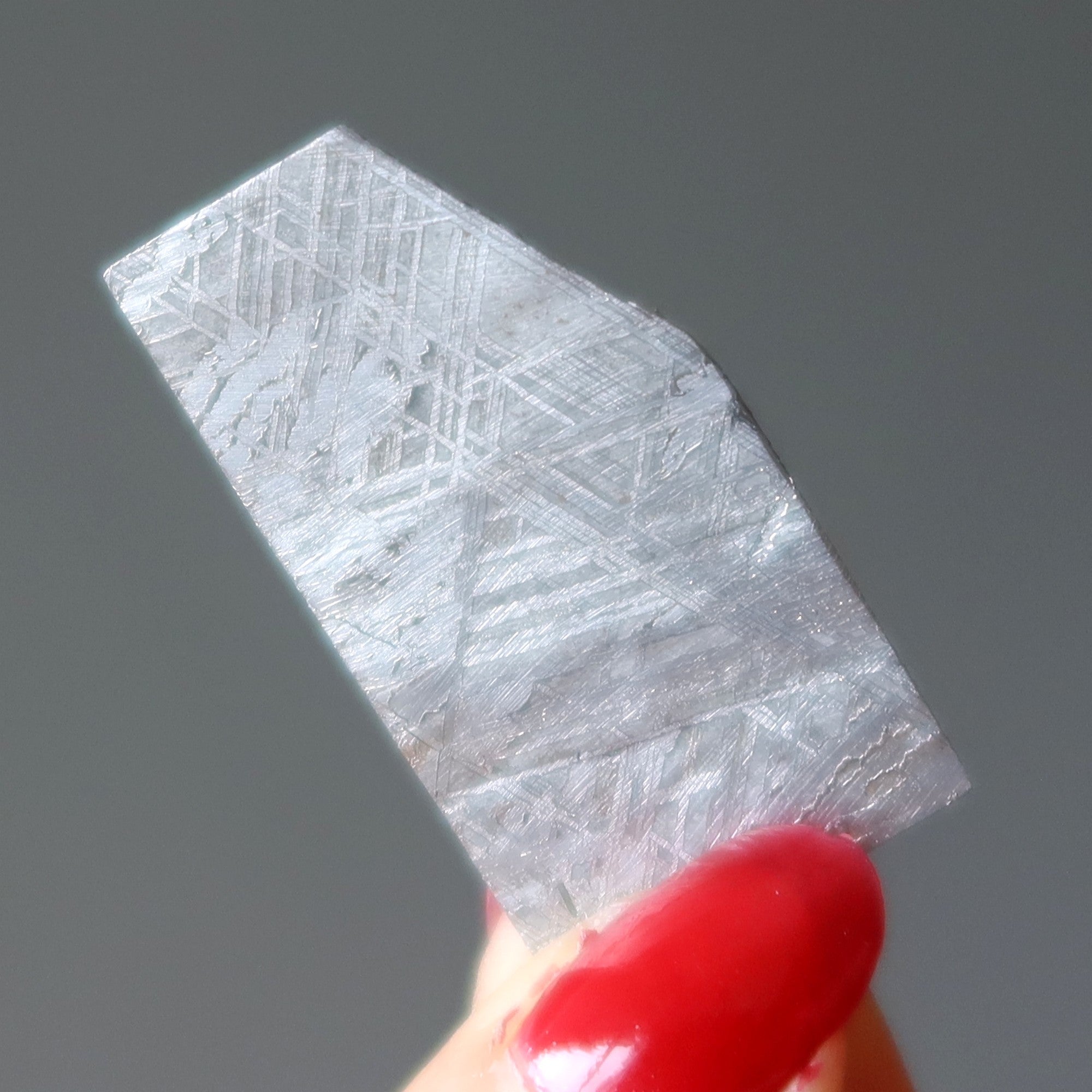 Muonionalusta Meteorit Silber Eisen Alien-Kunst-Scheibe