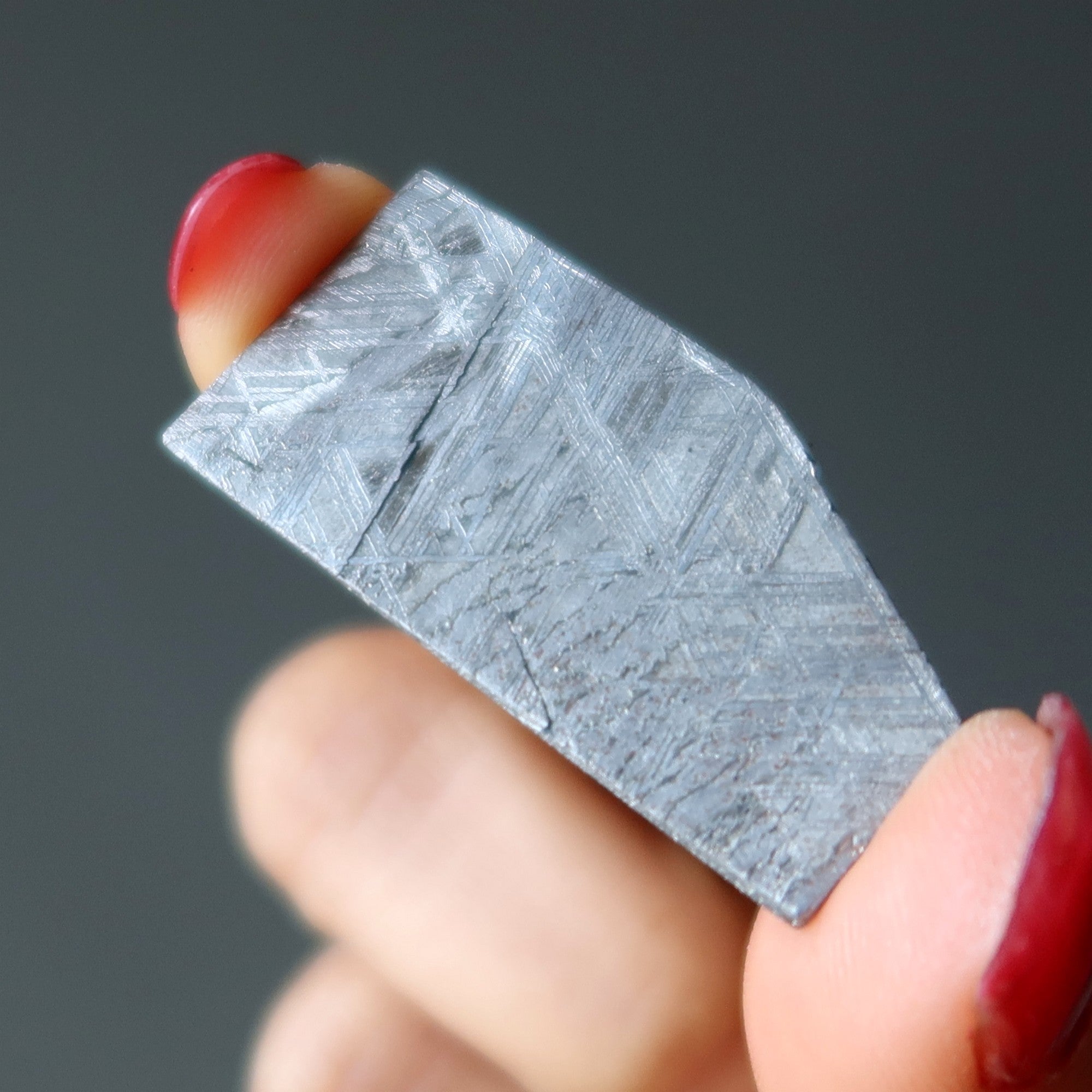 Muonionalusta Meteorit Silber Eisen Alien-Kunst-Scheibe