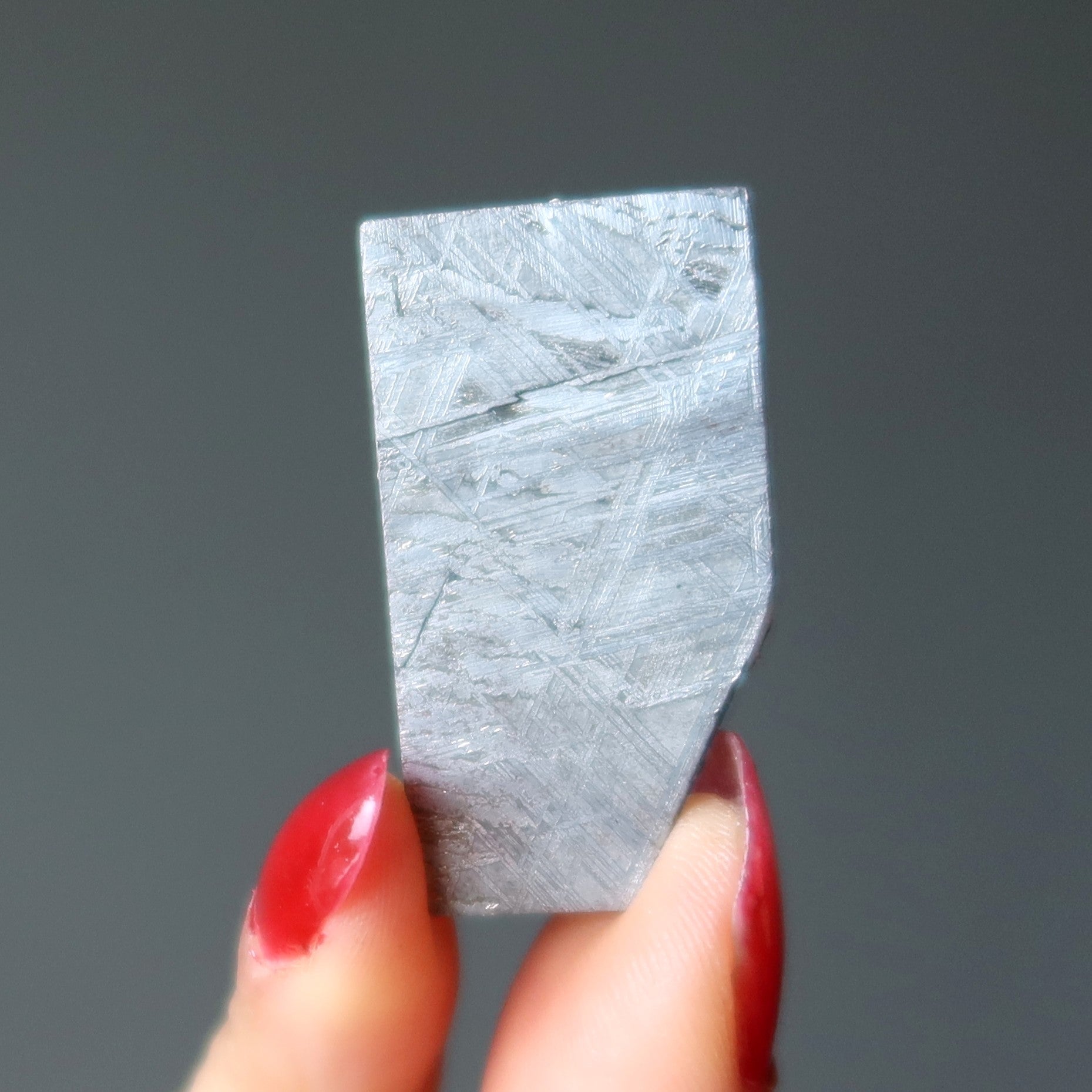 Muonionalusta Meteorit Silber Eisen Alien-Kunst-Scheibe