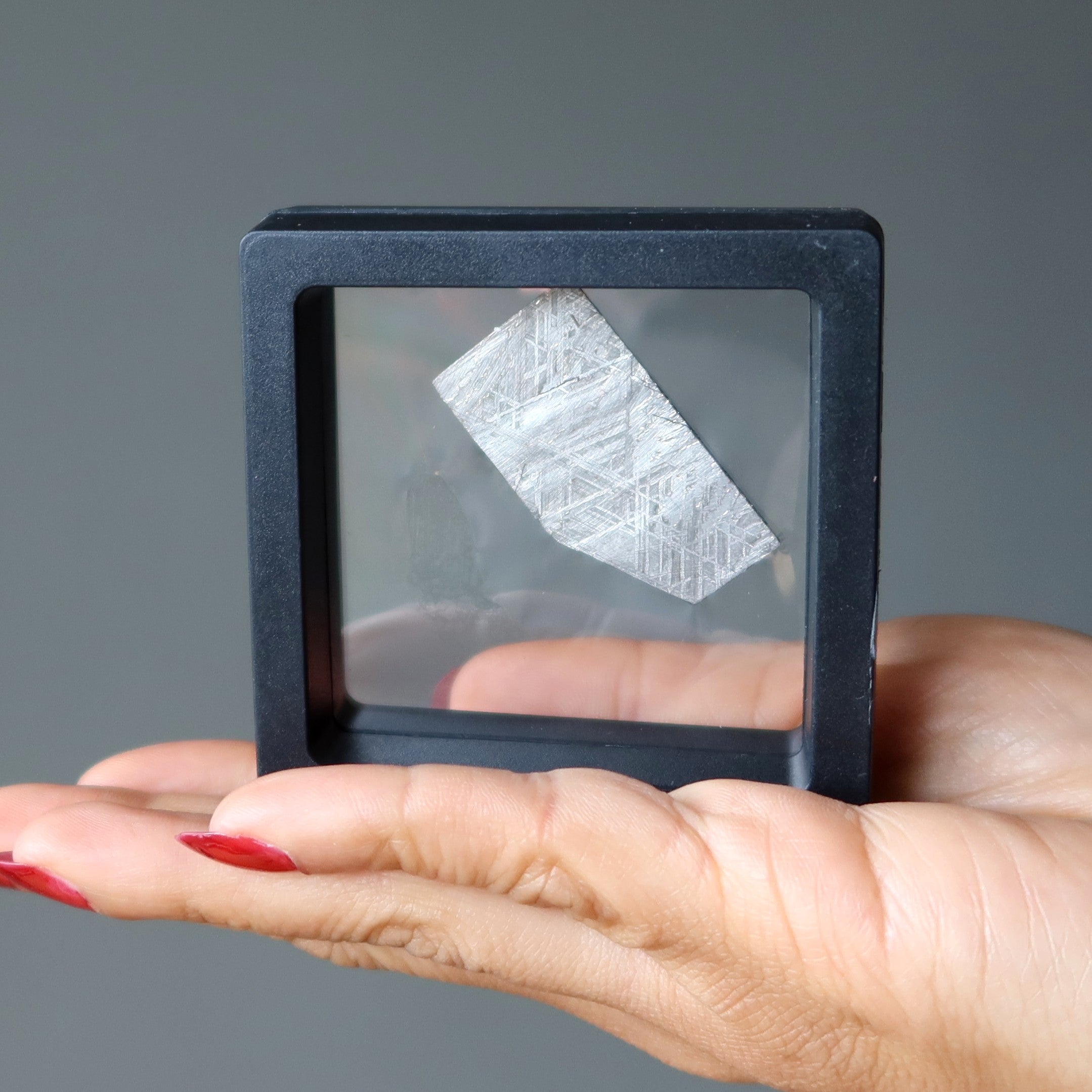 Muonionalusta Meteorit Silber Eisen Alien-Kunst-Scheibe