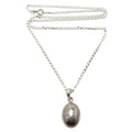 Muonionalusta Meteoritenkette Matrix Sterlingsilber