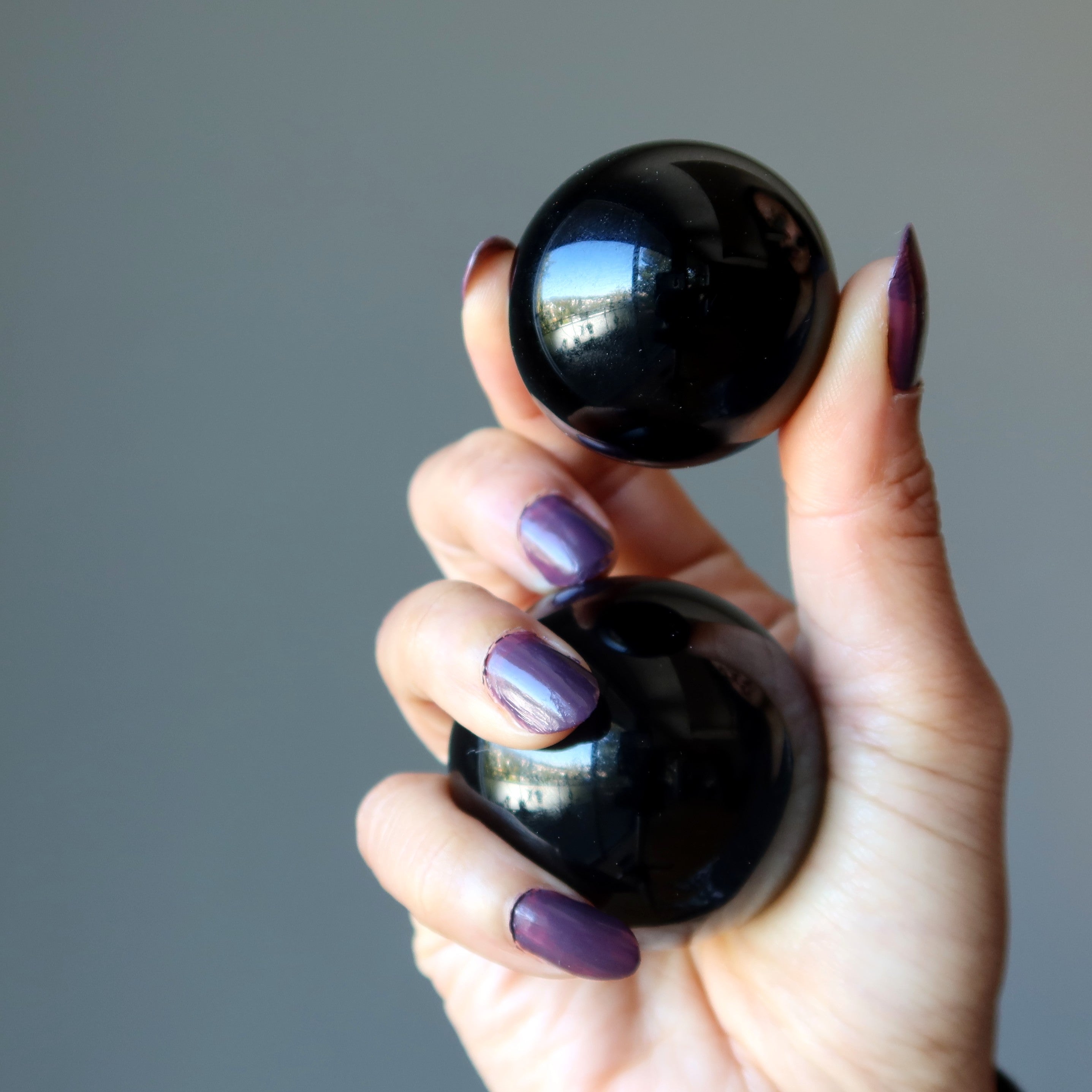 Black Obsidian Sphere Protection Crystal Ball
