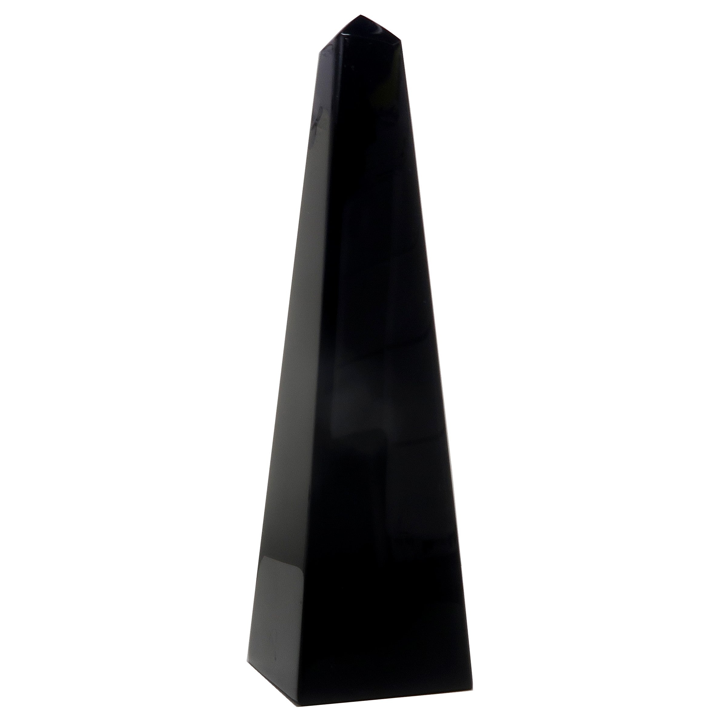 Tour Baguette Pilier de Protection en Obsidienne Noire
