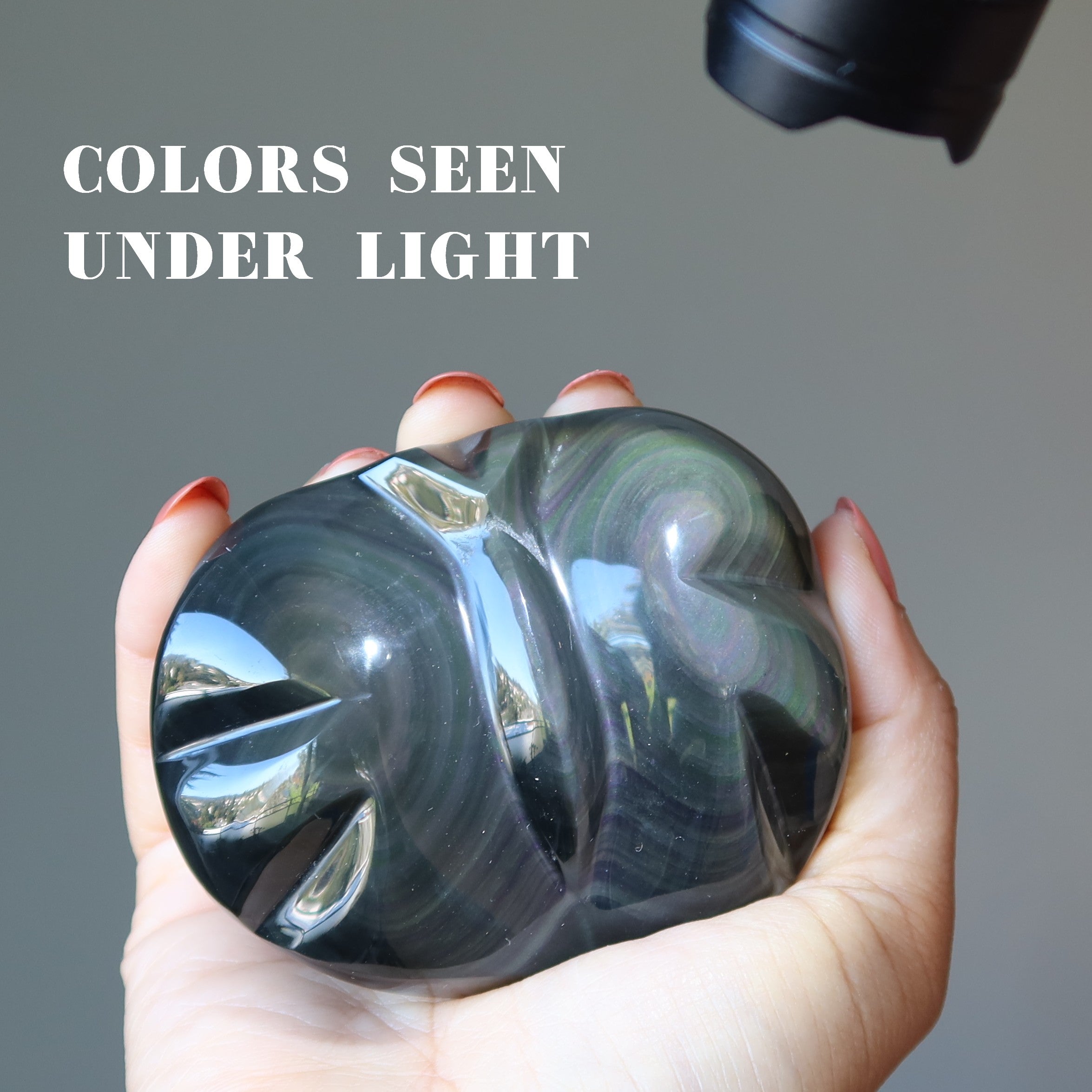 Rainbow Obsidian Butterfly Sky Jewel Stone