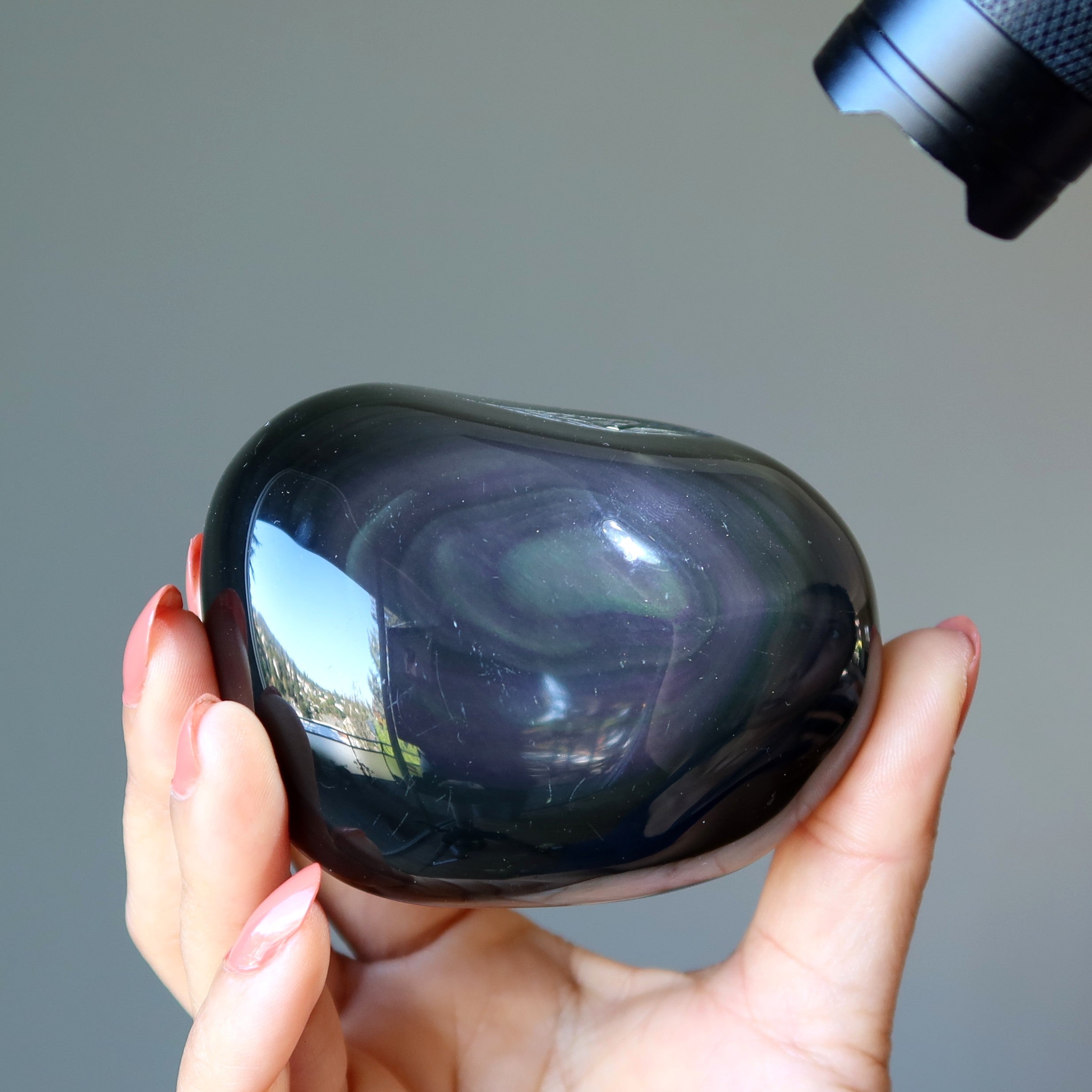 Rainbow Obsidian Butterfly Sky Jewel Stone