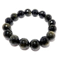 Bracelet en obsidienne dorée facettée, Posh Protector