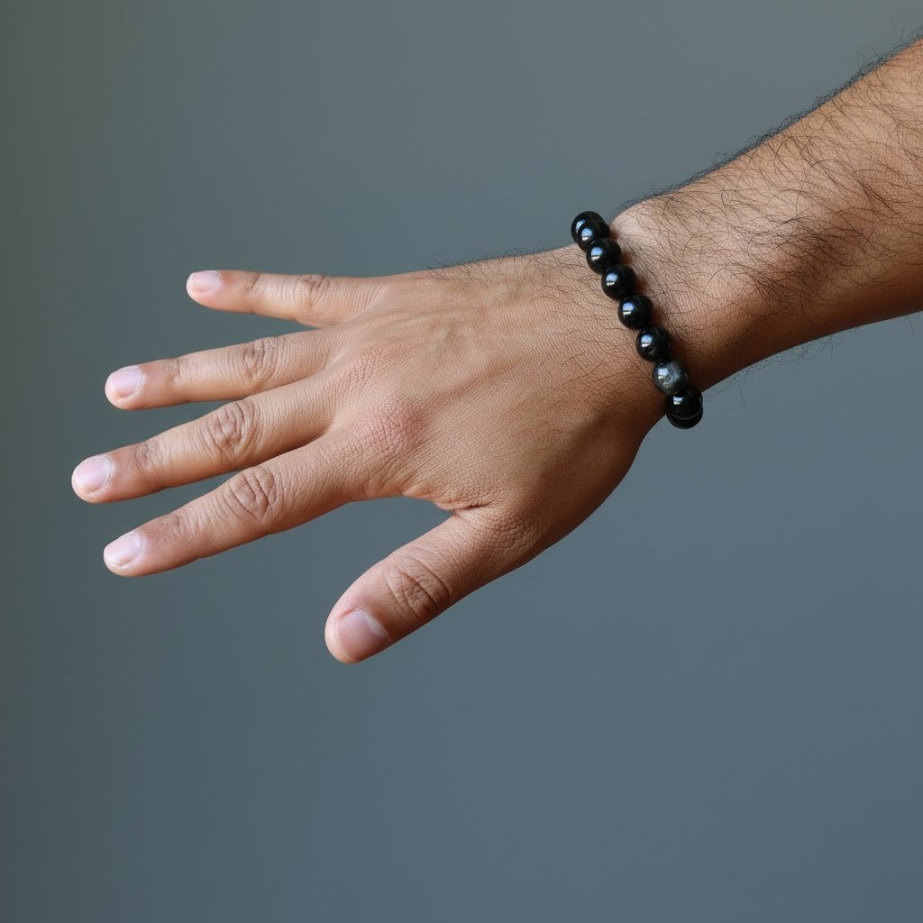 Gold Sheen Obsidian Armband Naturstein Schutzschild