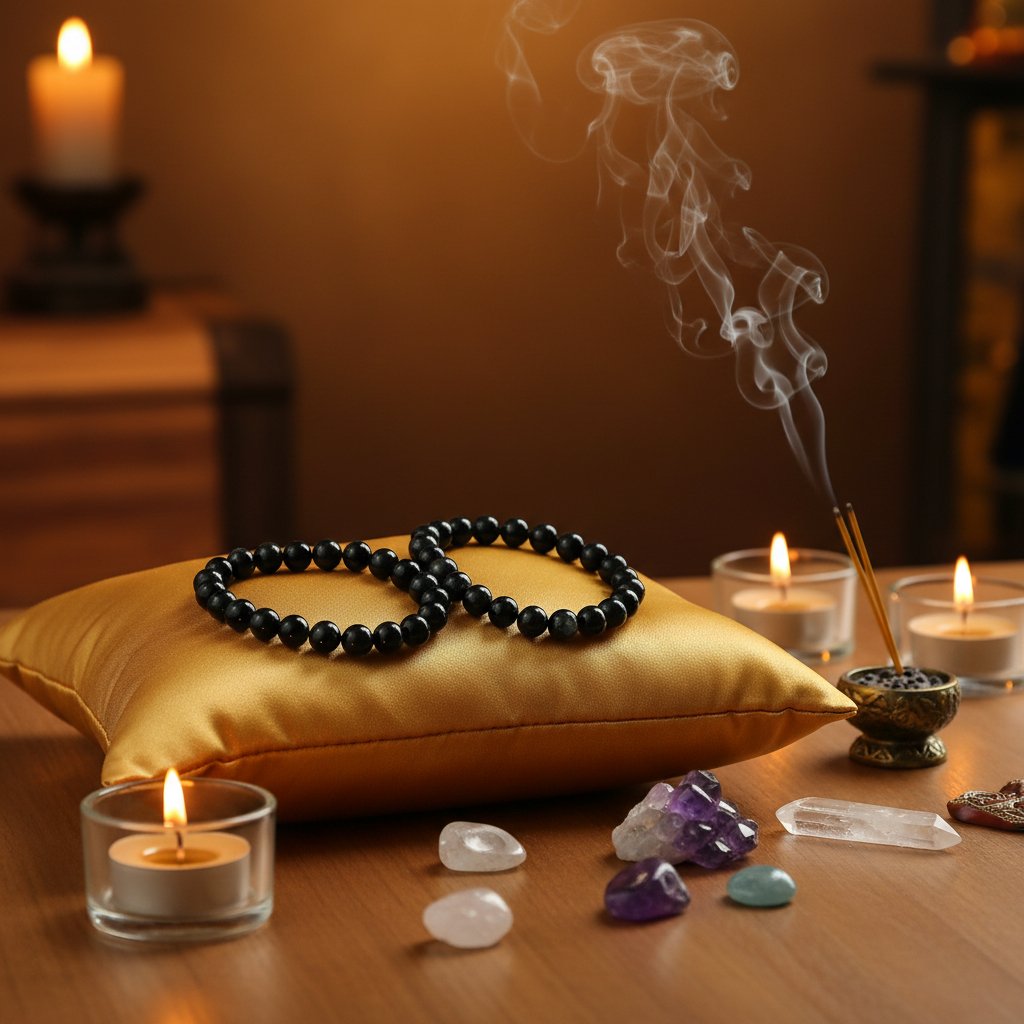Gold Sheen Obsidian Armband Naturstein Schutzschild