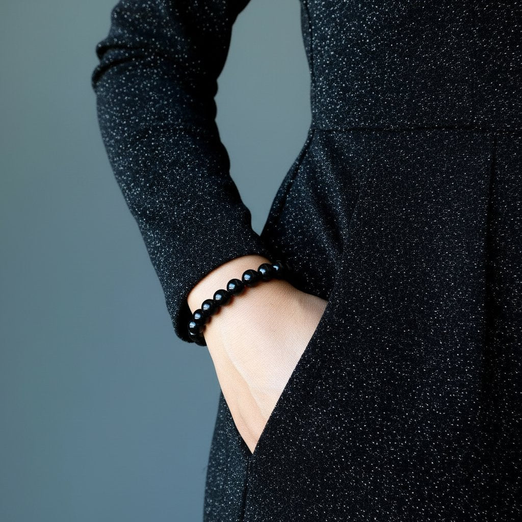 Gold Sheen Obsidian Armband Naturstein Schutzschild