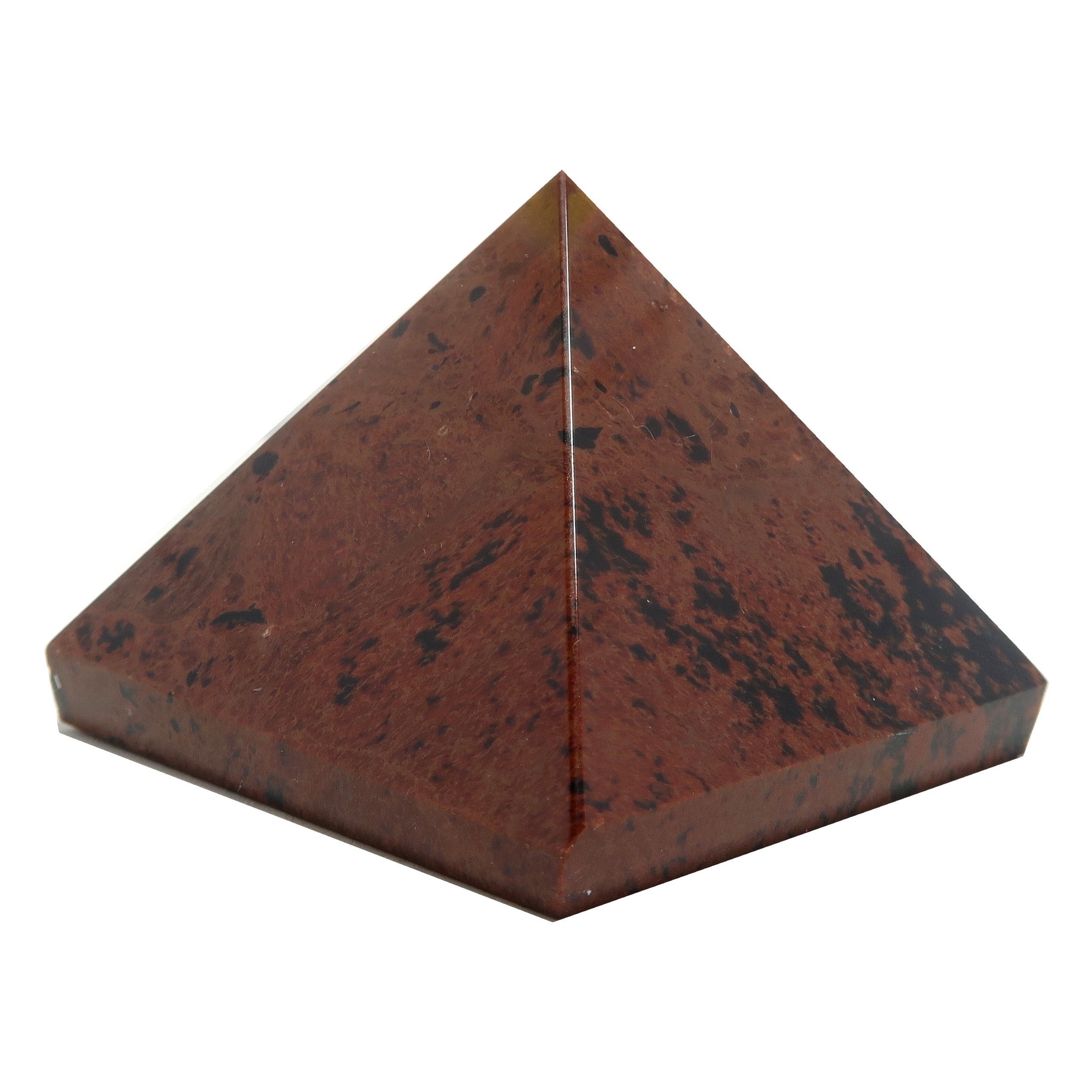 Mahogany Obsidian Pyramid Stately Protection
