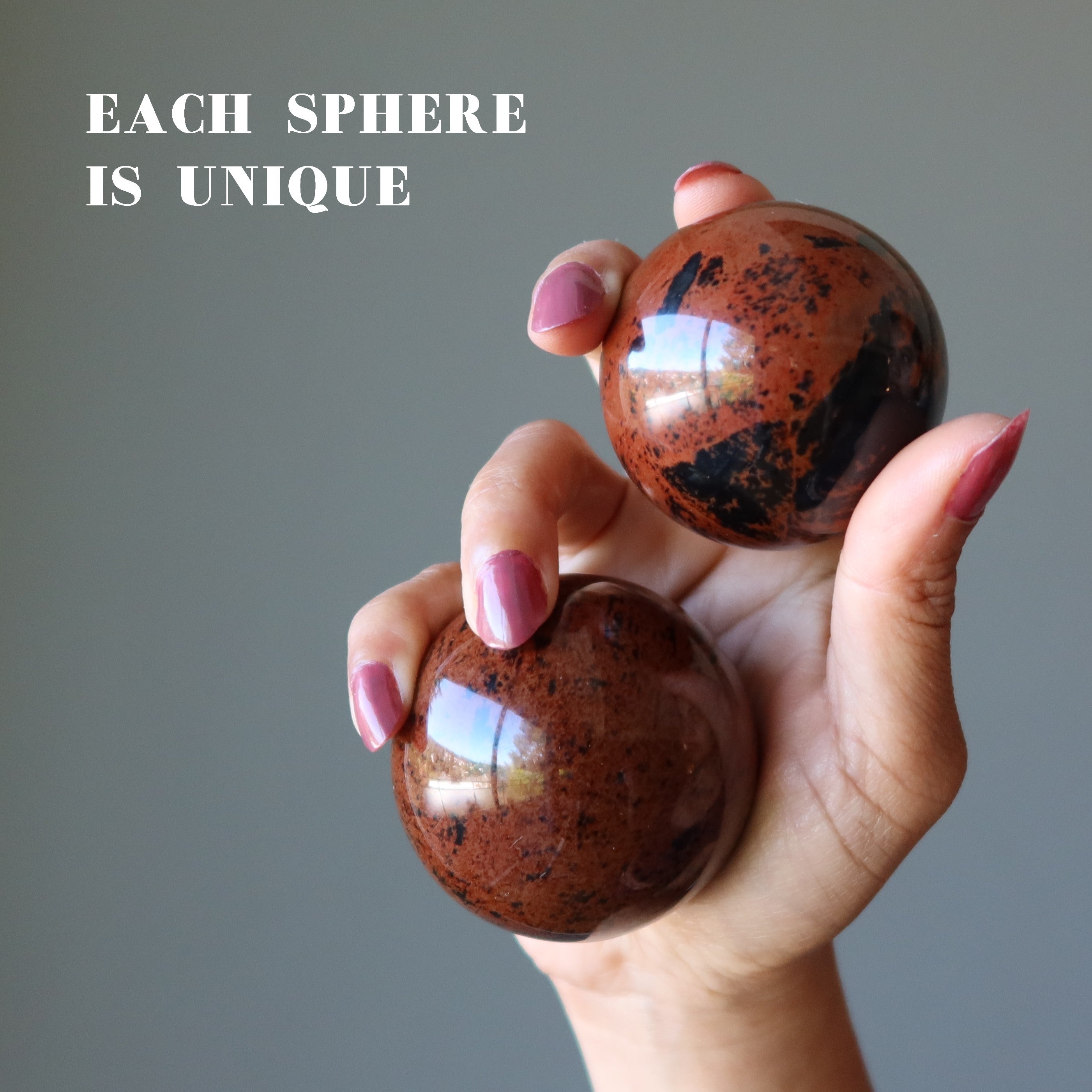 Mahogany Obsidian Sphere Elegant Gent Crystal Ball