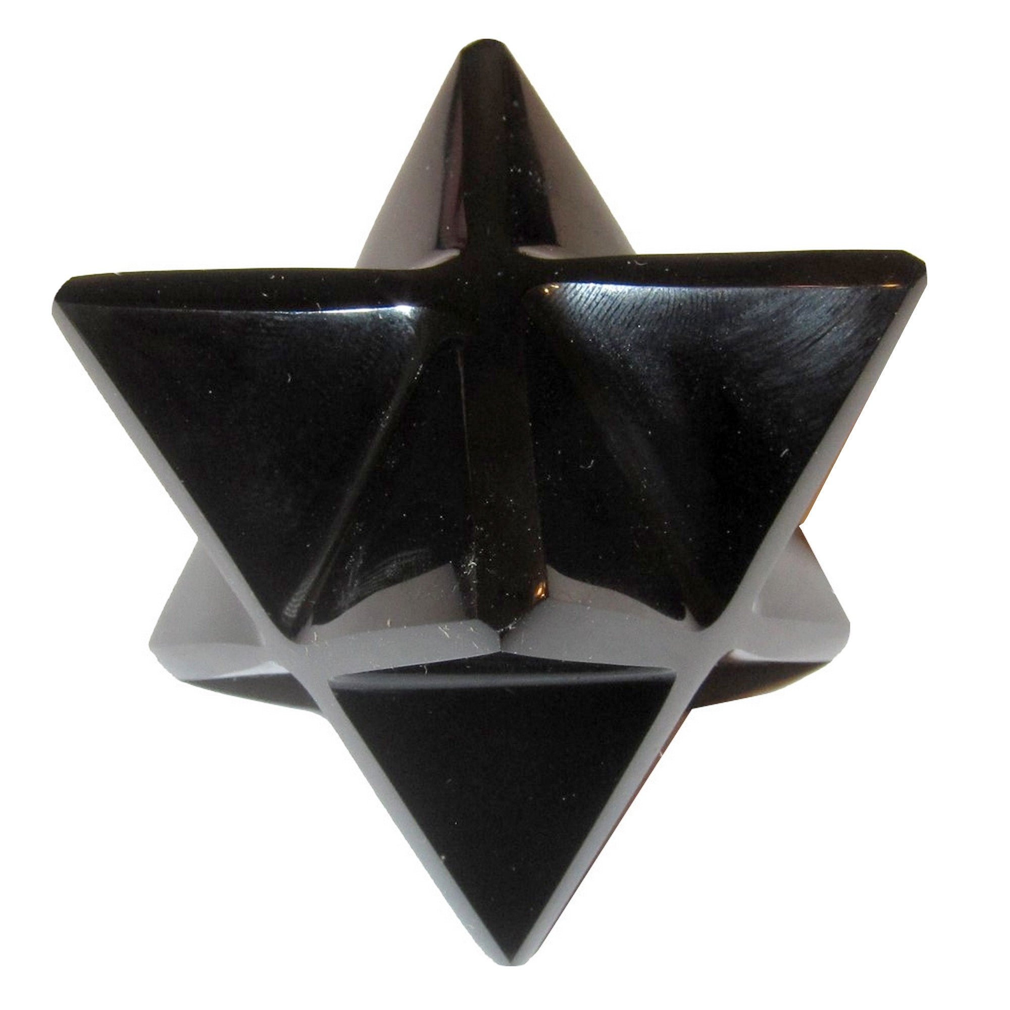 Black Obsidian Merkaba Sacred Star Protection
