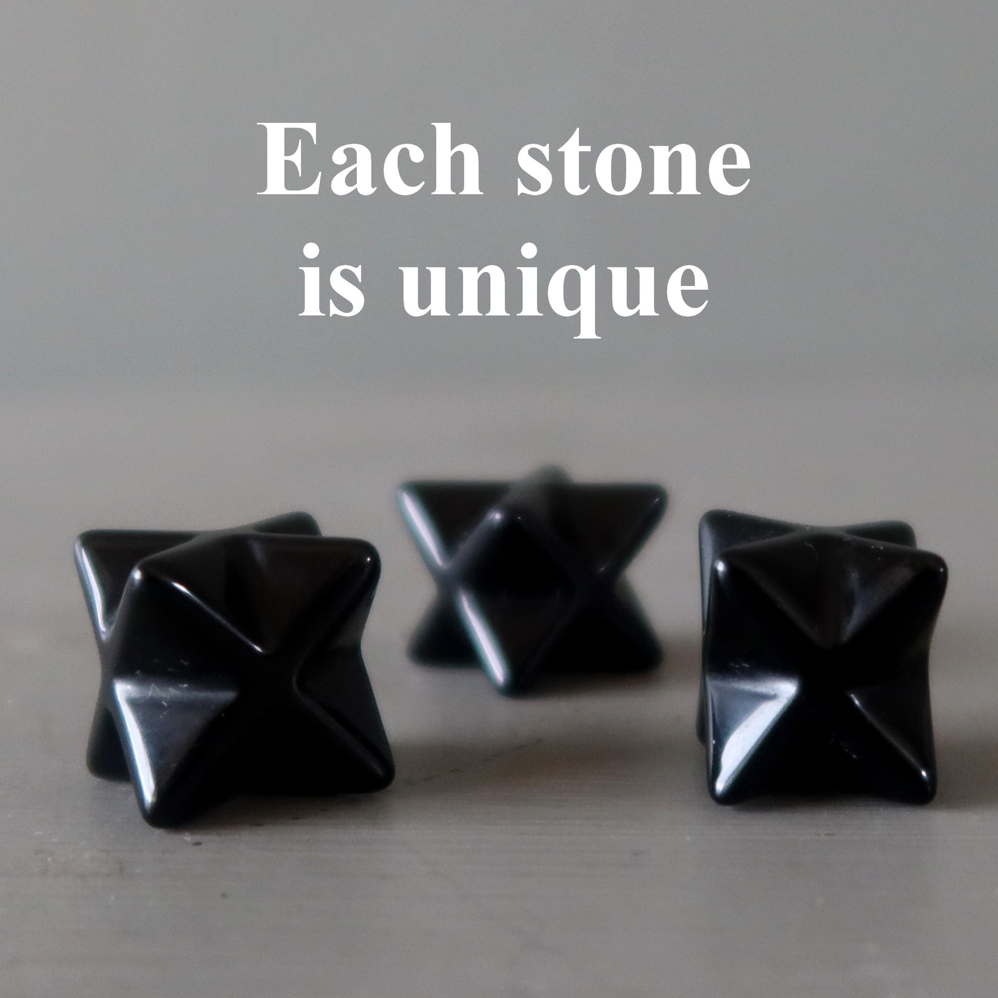 Black Obsidian Merkaba Sacred Star Protection