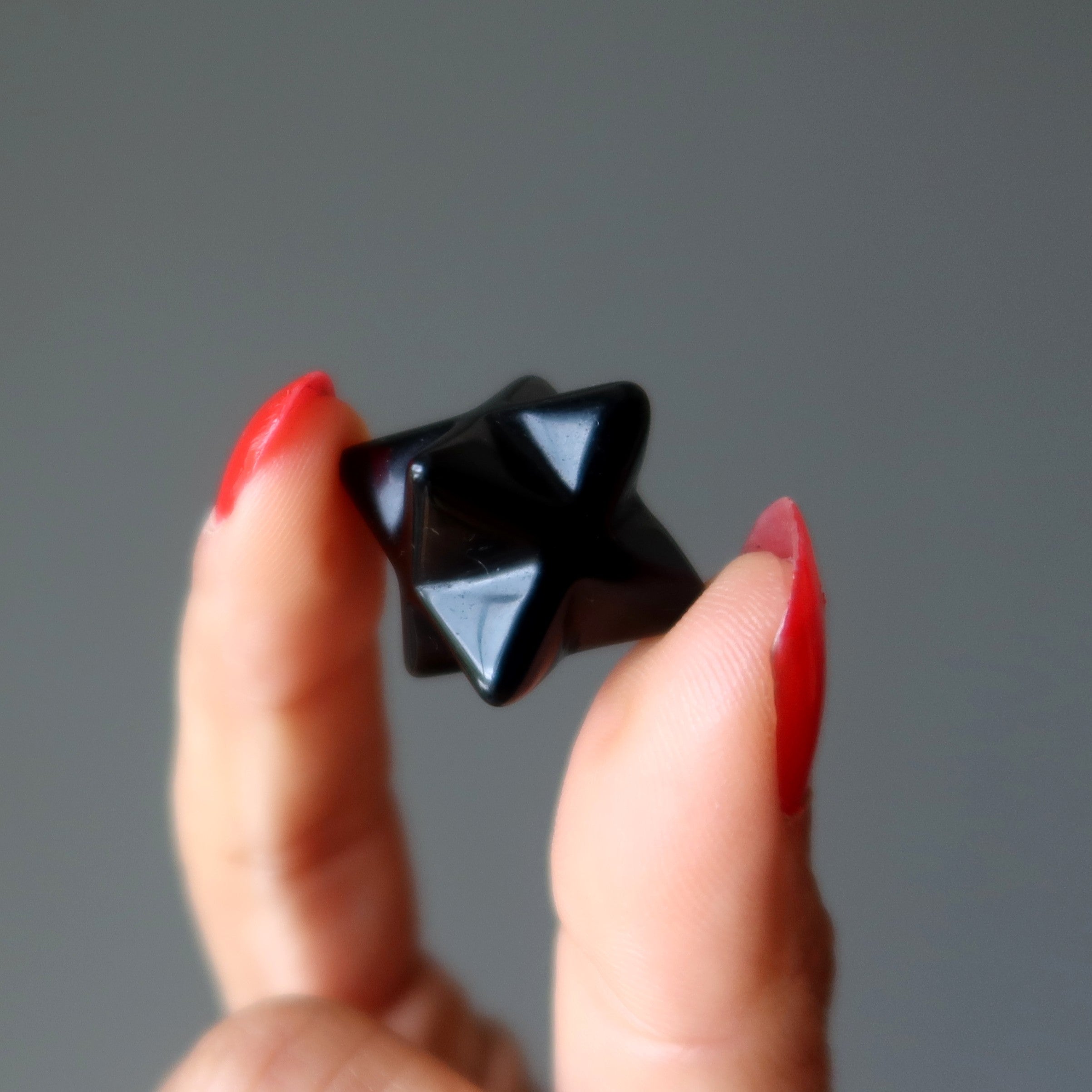 Black Obsidian Merkaba Sacred Star Protection