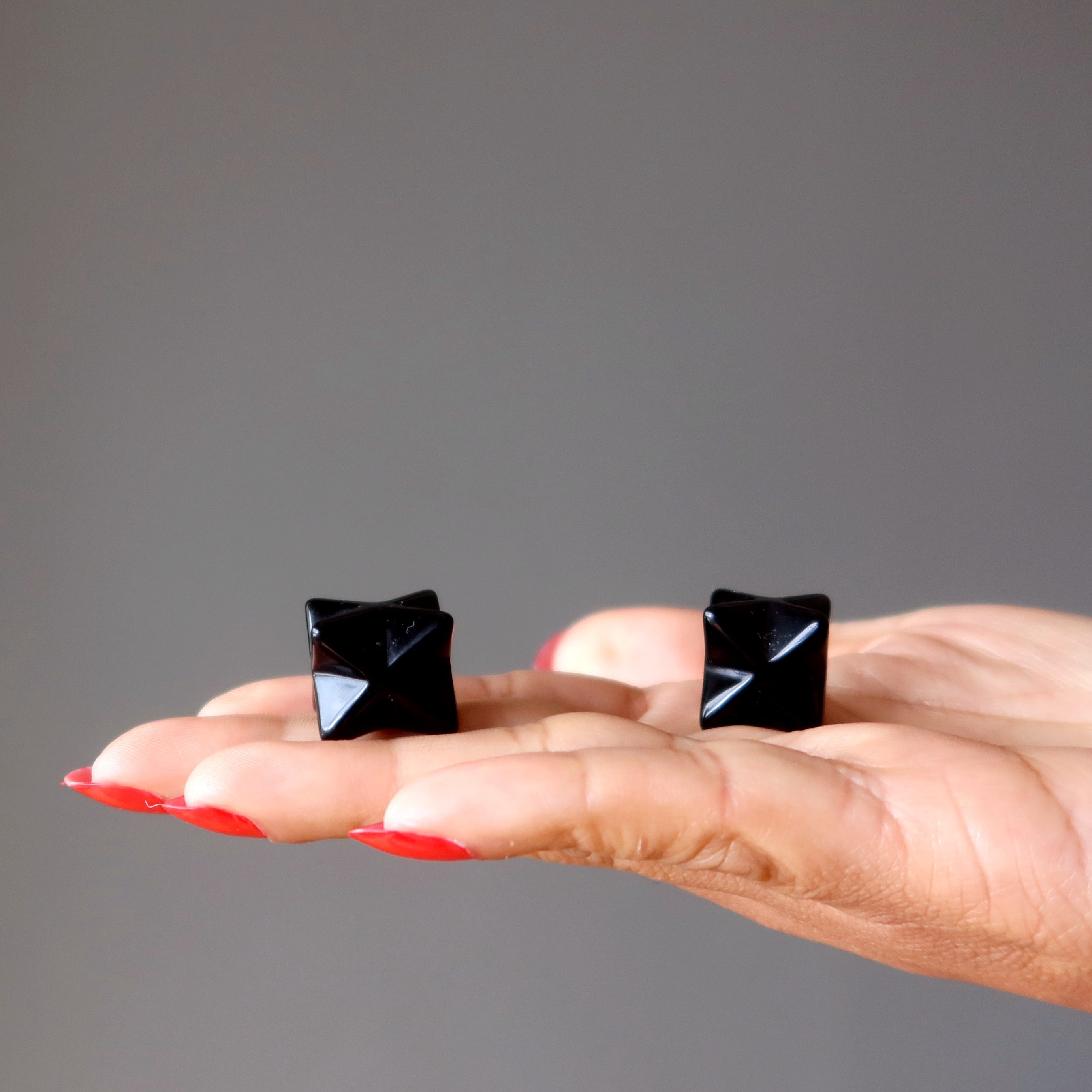Black Obsidian Merkaba Sacred Star Protection