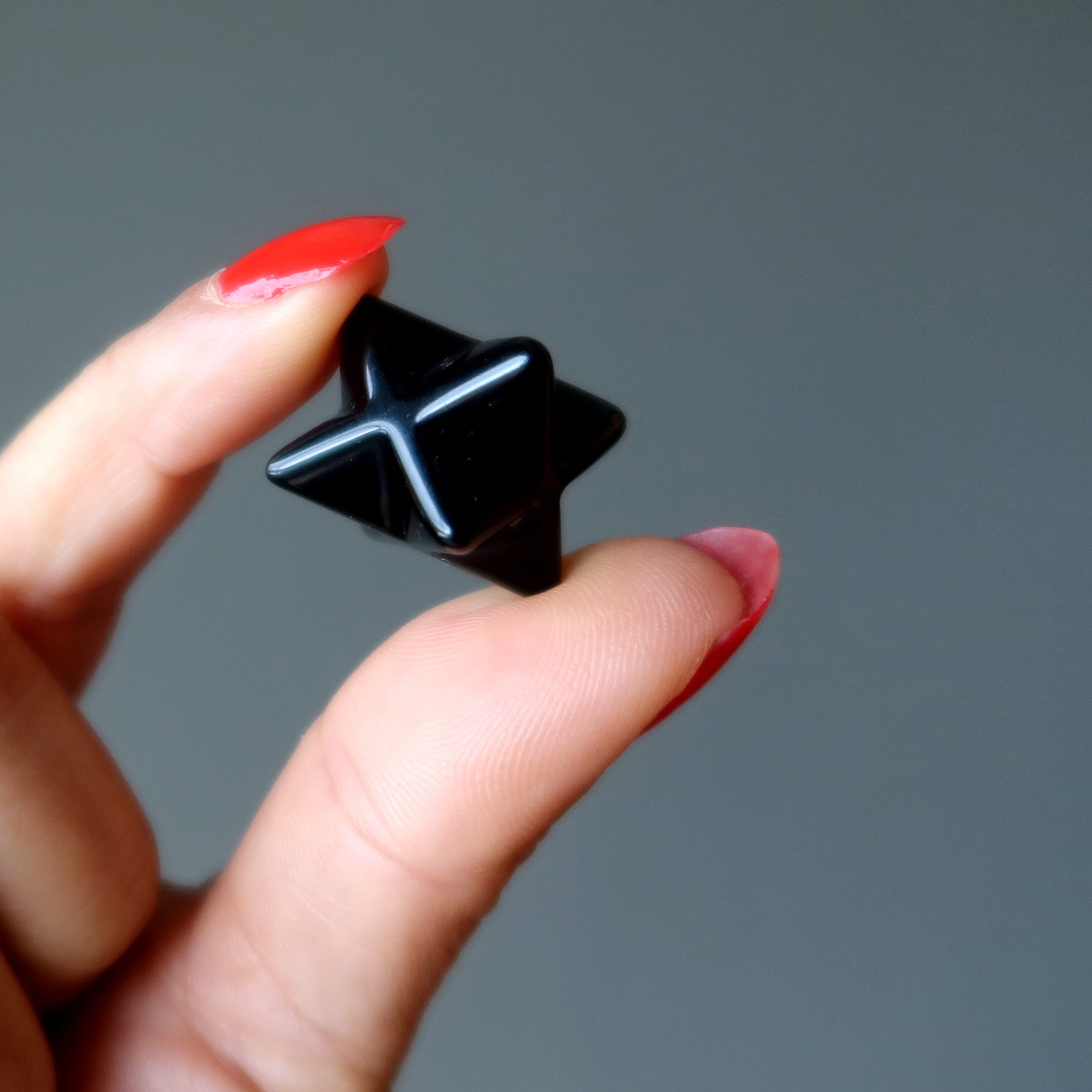 Black Obsidian Merkaba Sacred Star Protection