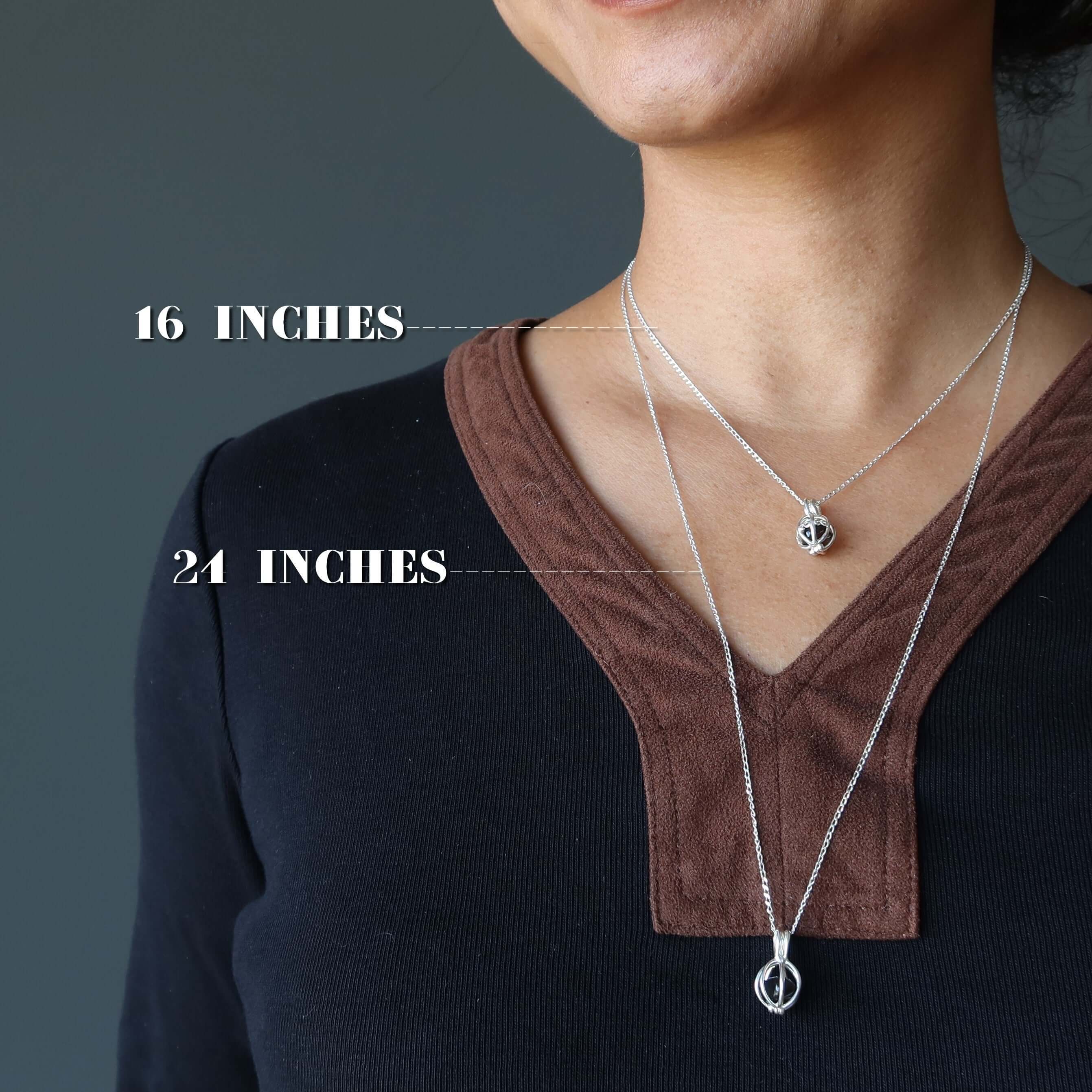 Collier Athéna en argent sterling et obsidienne noire