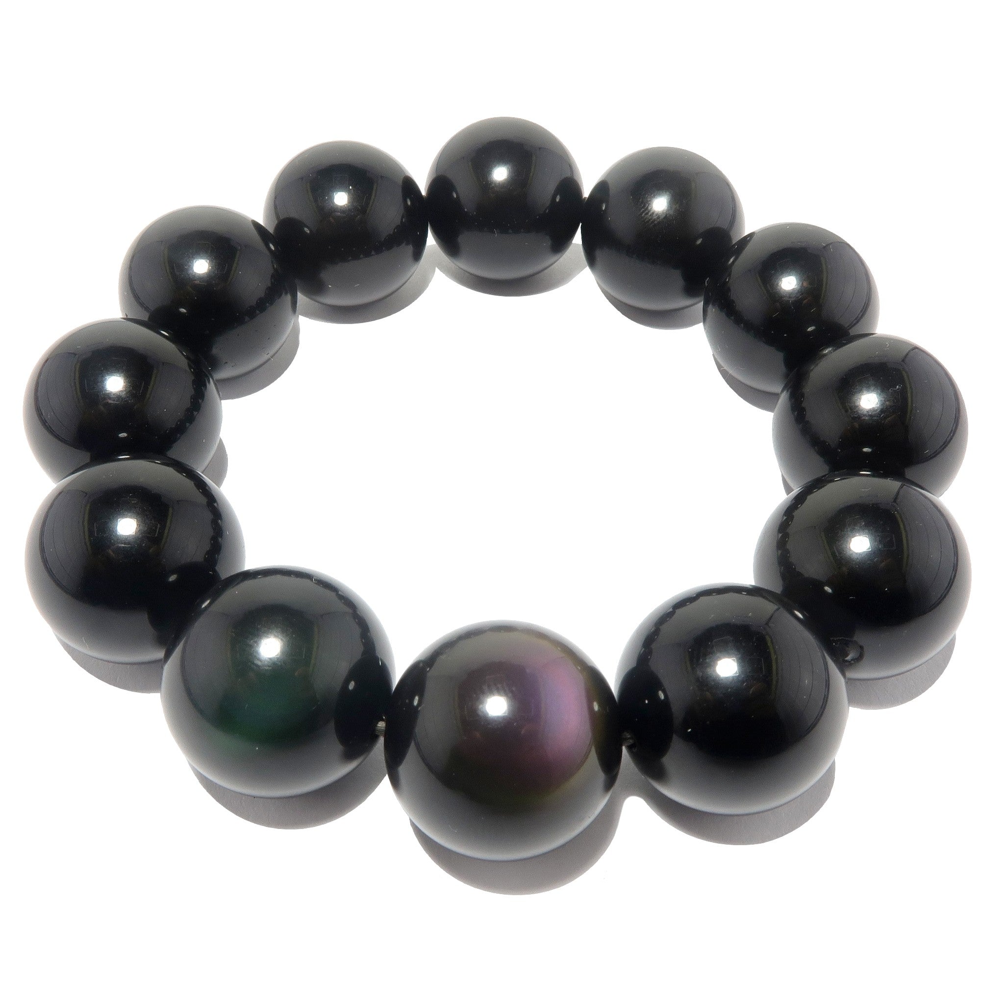 Regenbogen Obsidian Armband Hoffnung Siegt Heilstein