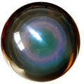 Sphère d'obsidienne arc-en-ciel, boule de cristal de protection