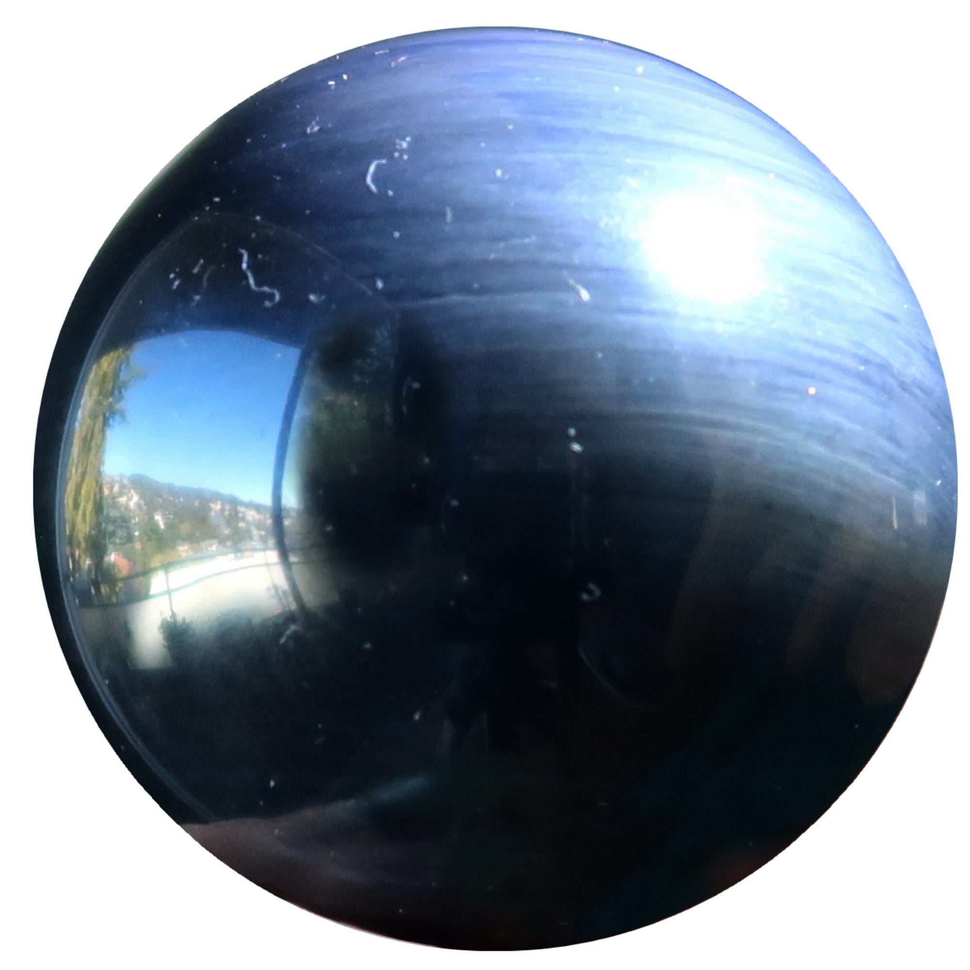Sphère d'obsidienne arc-en-ciel, boule de cristal « Angel Touch »