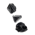 Black Obsidian Raw Crystal Set Protective Volcanic Earth