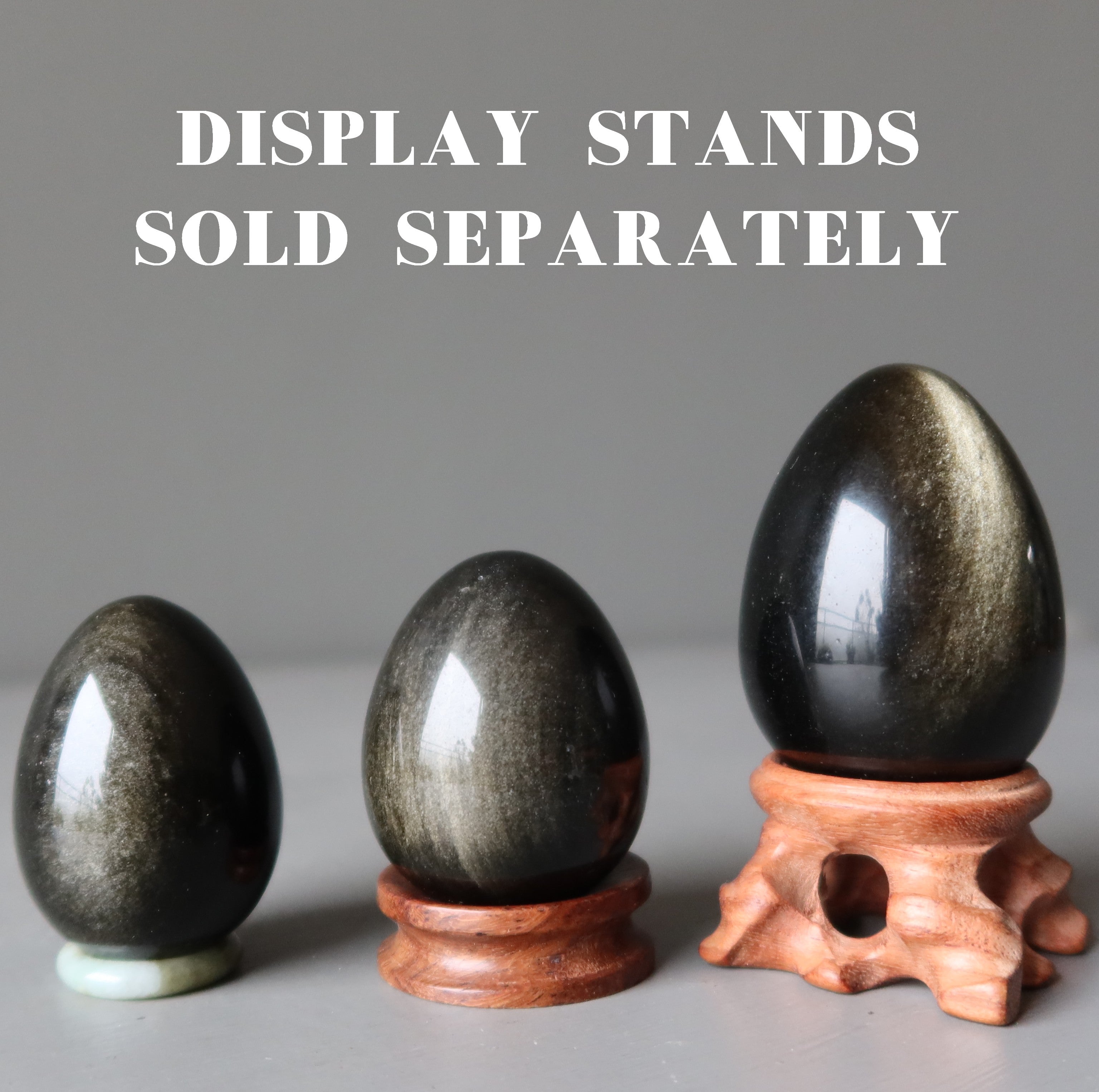 Glanz Obsidian Ei Gold Silber Glanz Luxus Schutz Edelstein