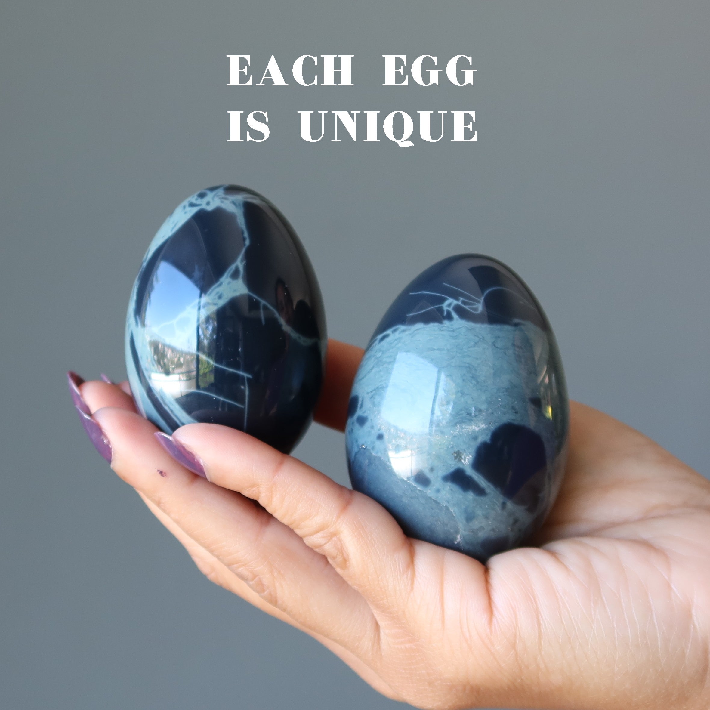 Spiderweb Obsidian Egg Dream Weaver Protection Stone