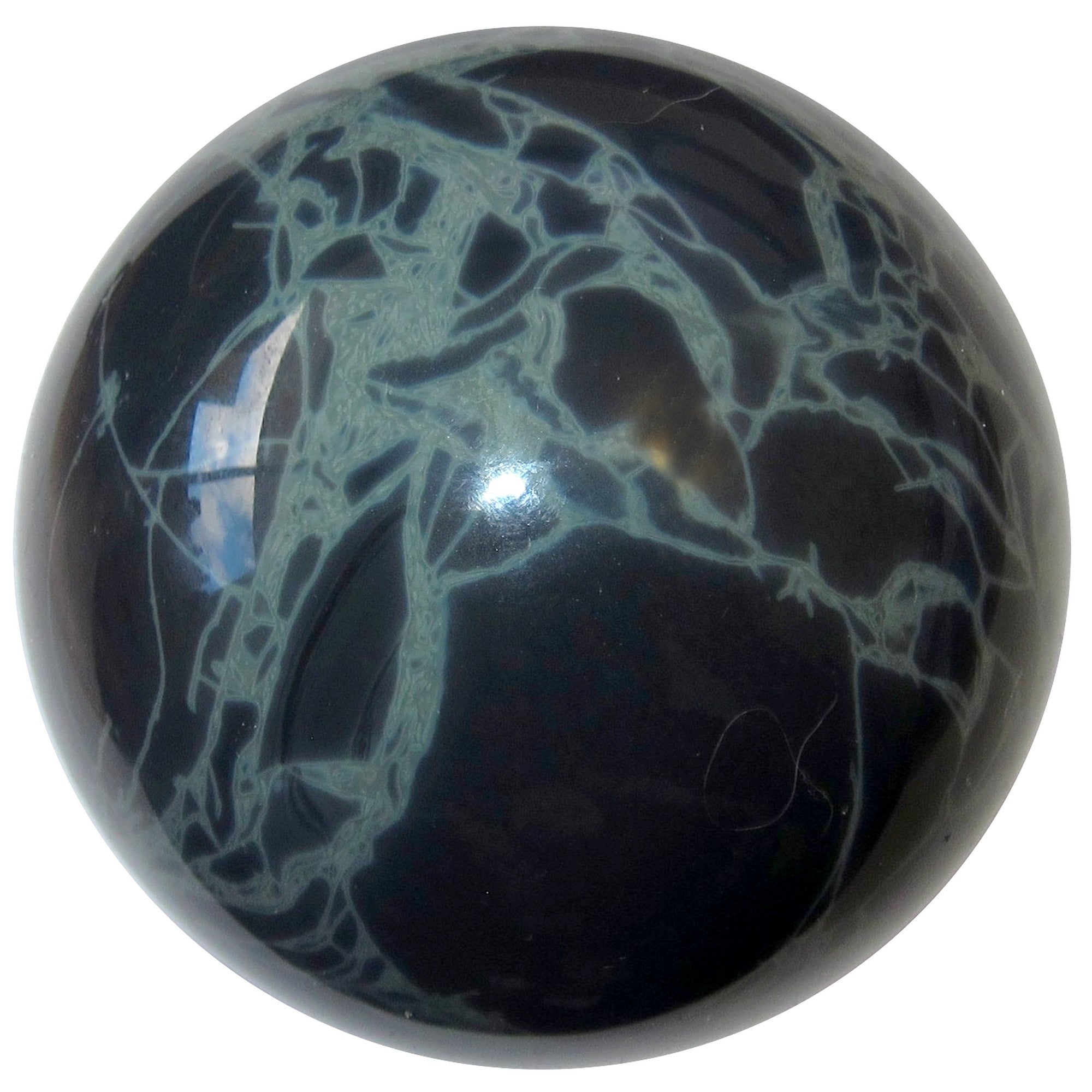 Spiderweb Obsidian Sphere Dream Catcher Blue Crystal Ball
