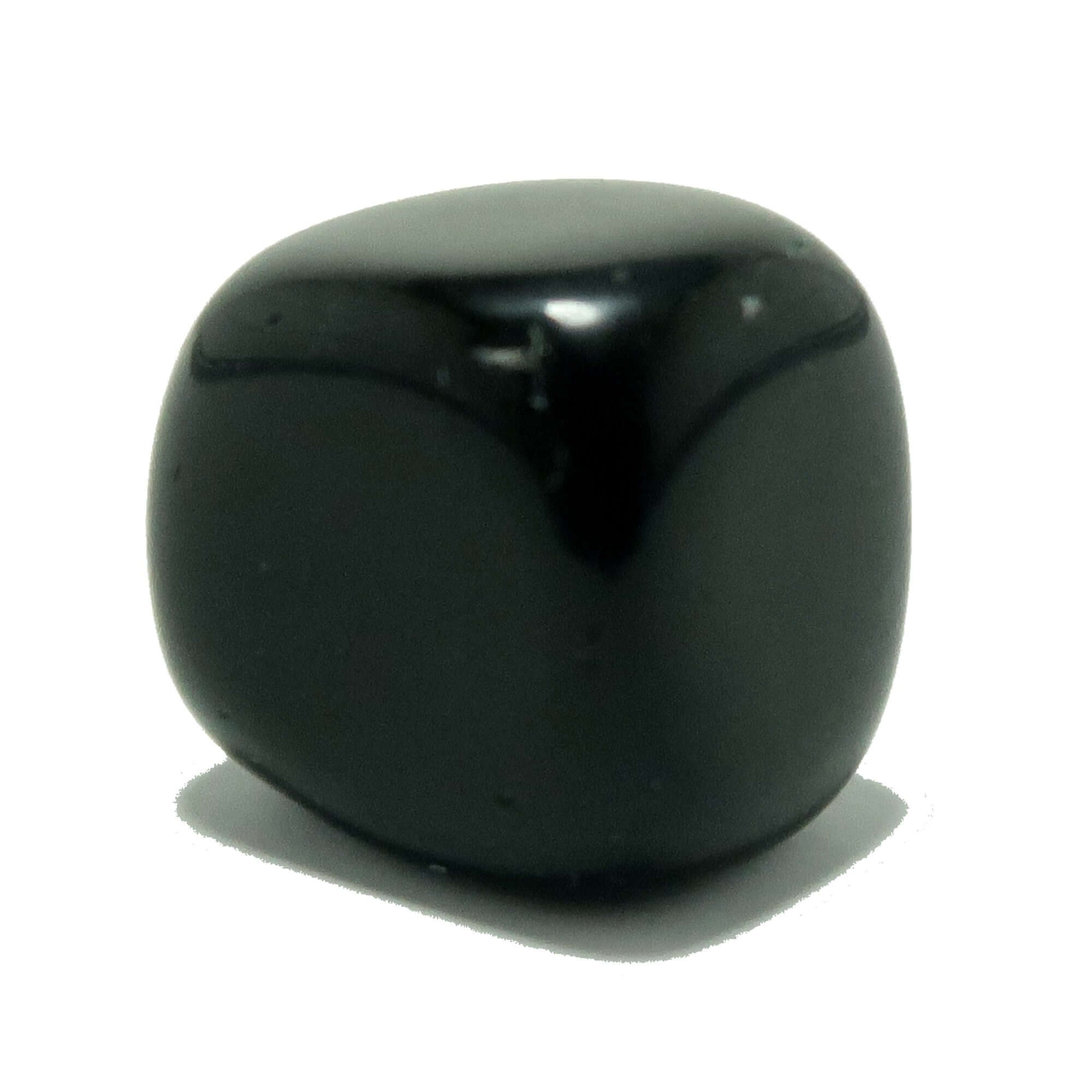 Grille de protection en obsidienne noire polie