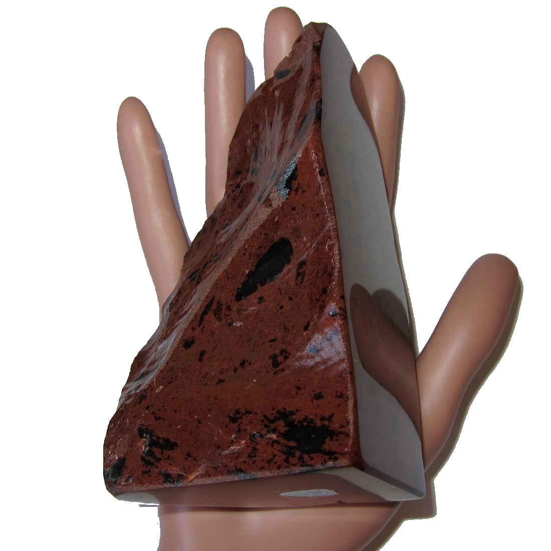 Obsidienne Acajou Pierre Polie Brillante Visionnaire