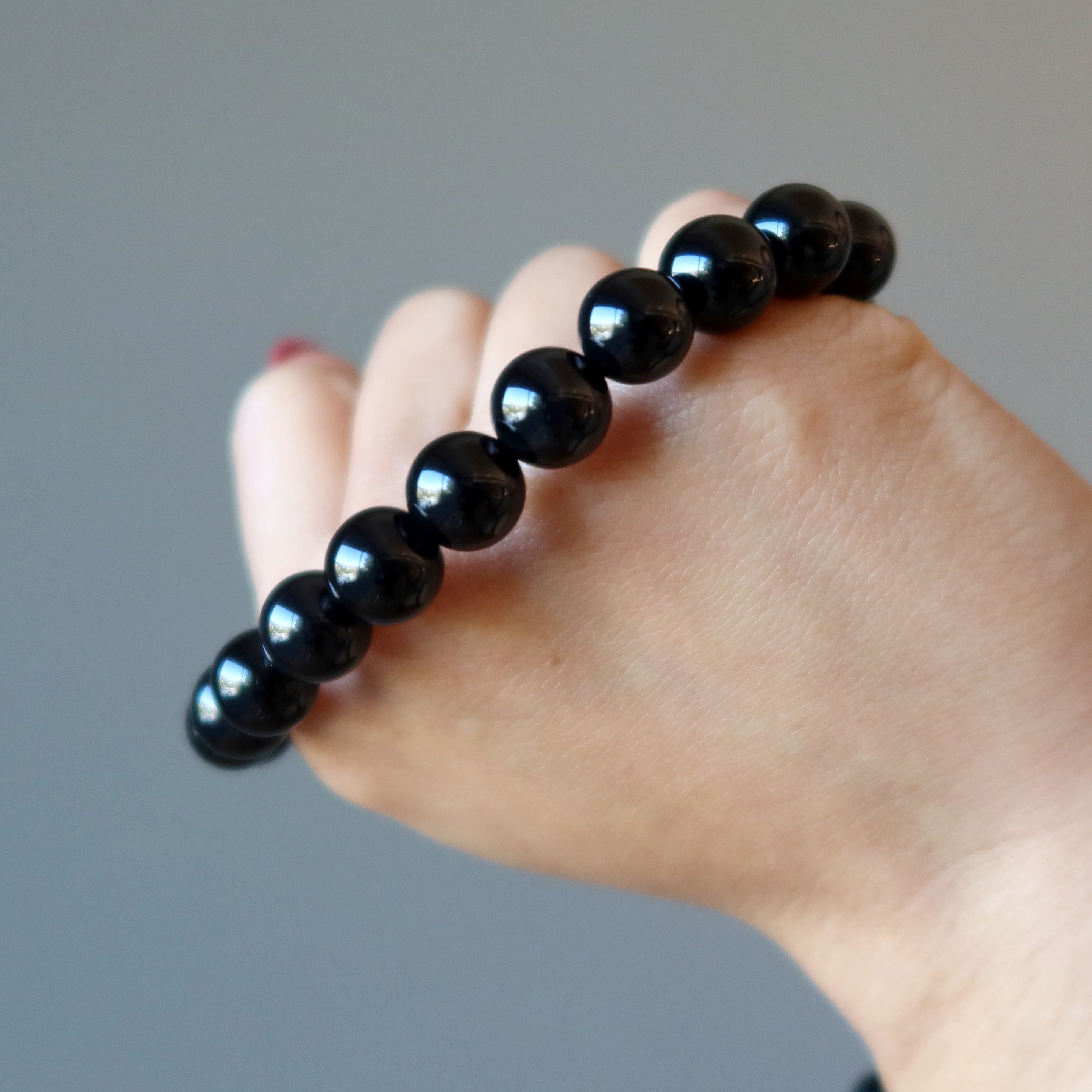 Onyx Bracelet Black Ox Stone of Strength