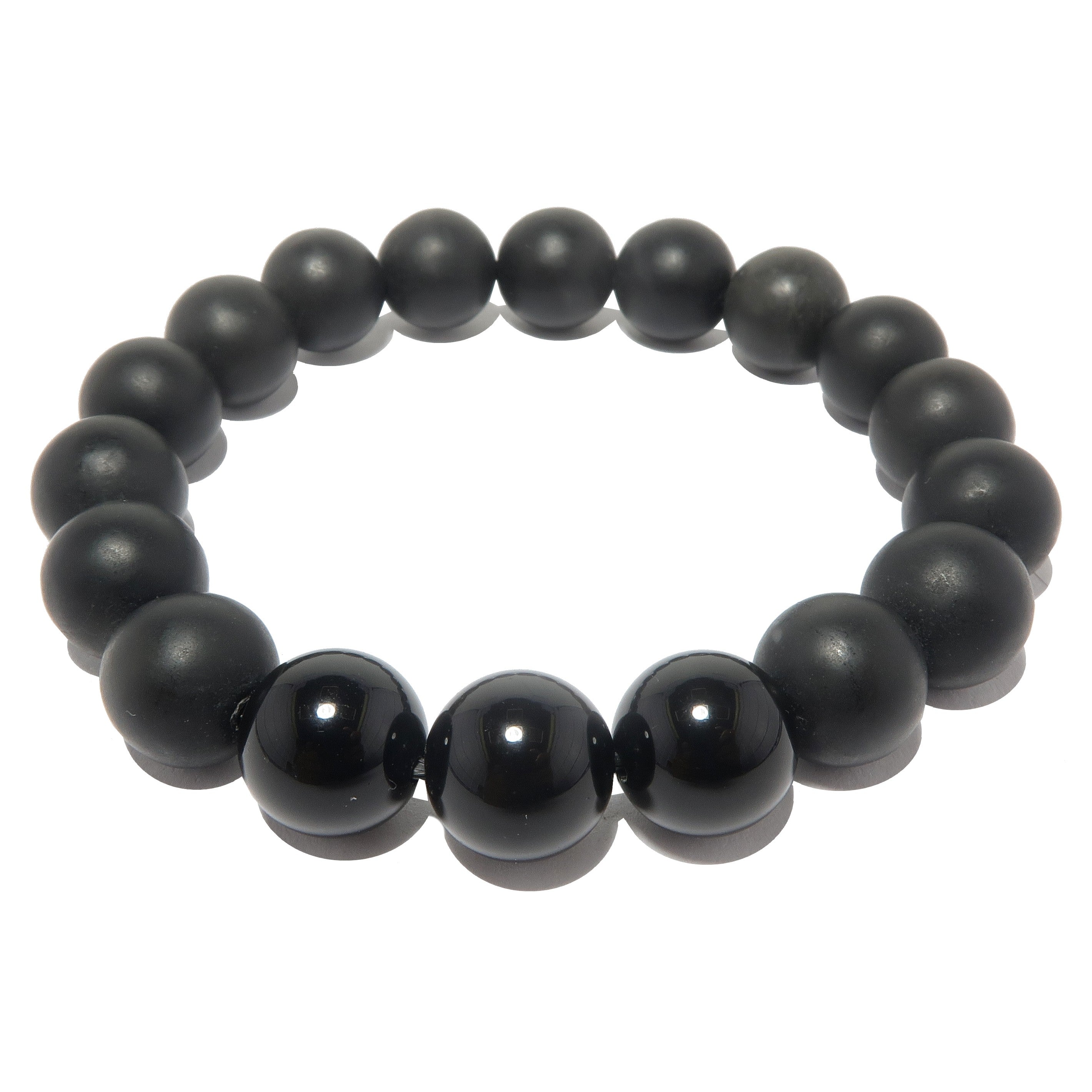 Onyx-Armband Schwarz Dunkle Künste Schutzstein