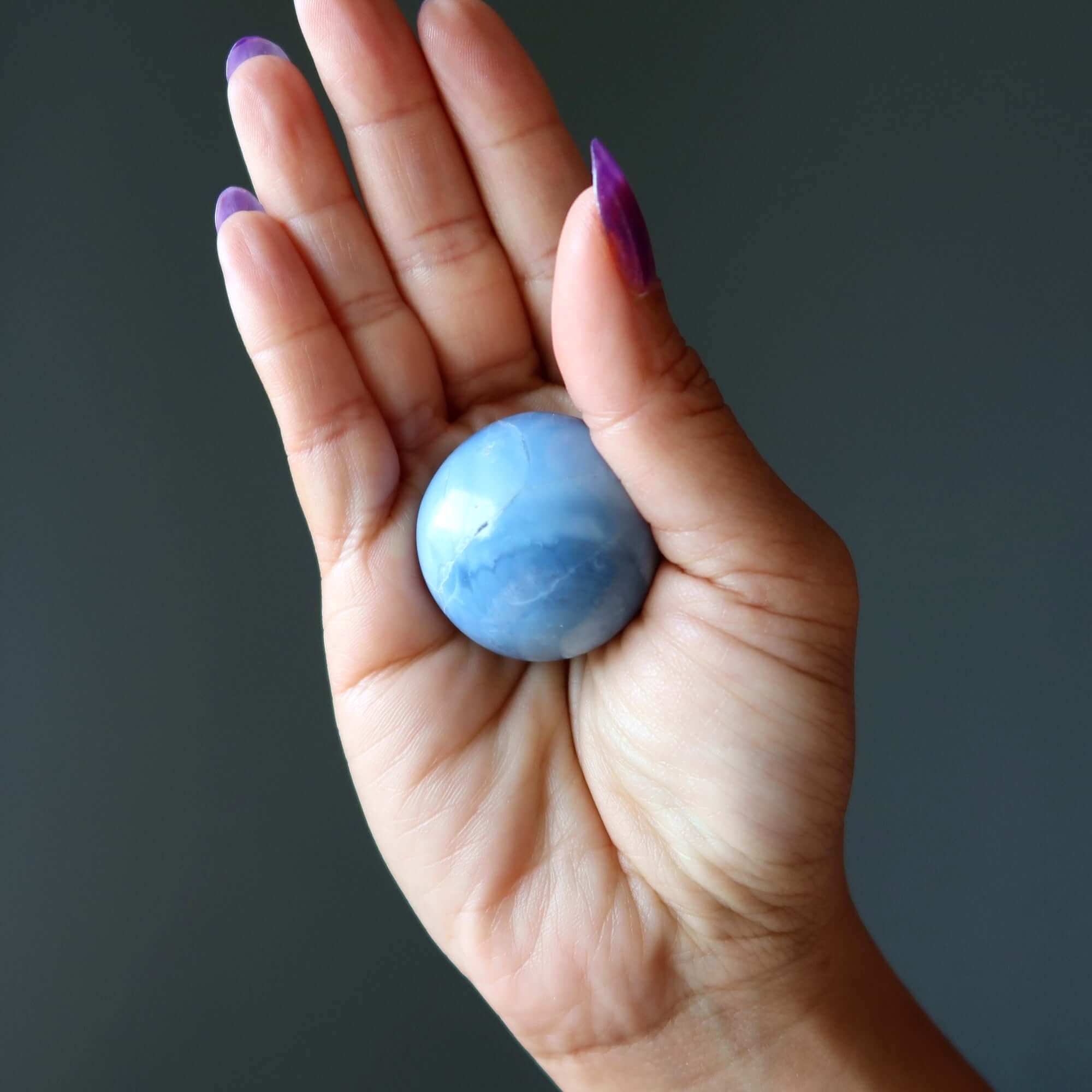 Opal Sphere Sky Blue Imagination Owyhee Crystal Ball