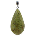 Opal Pendant Spiritual Journey Green Drop Silver