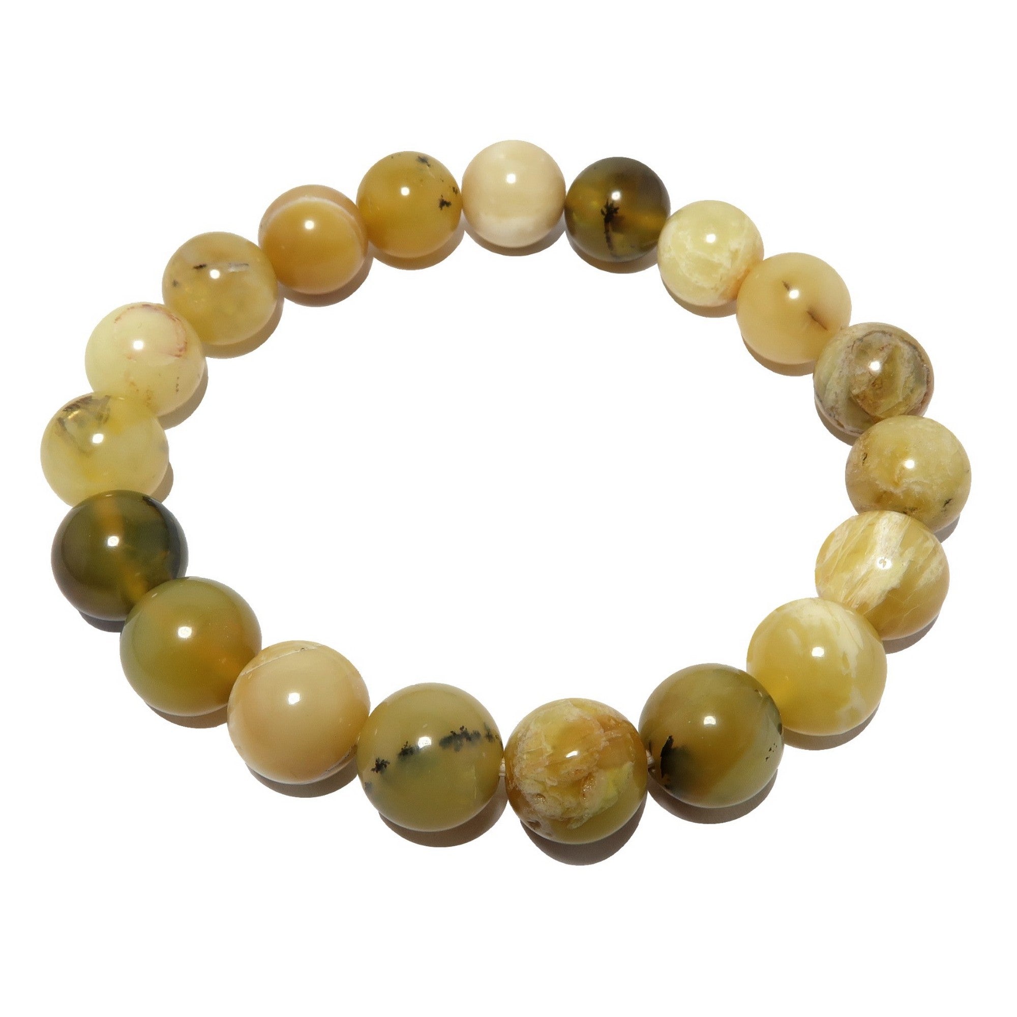 Opal Bracelet Yellow Pop Dendritic Gemstone
