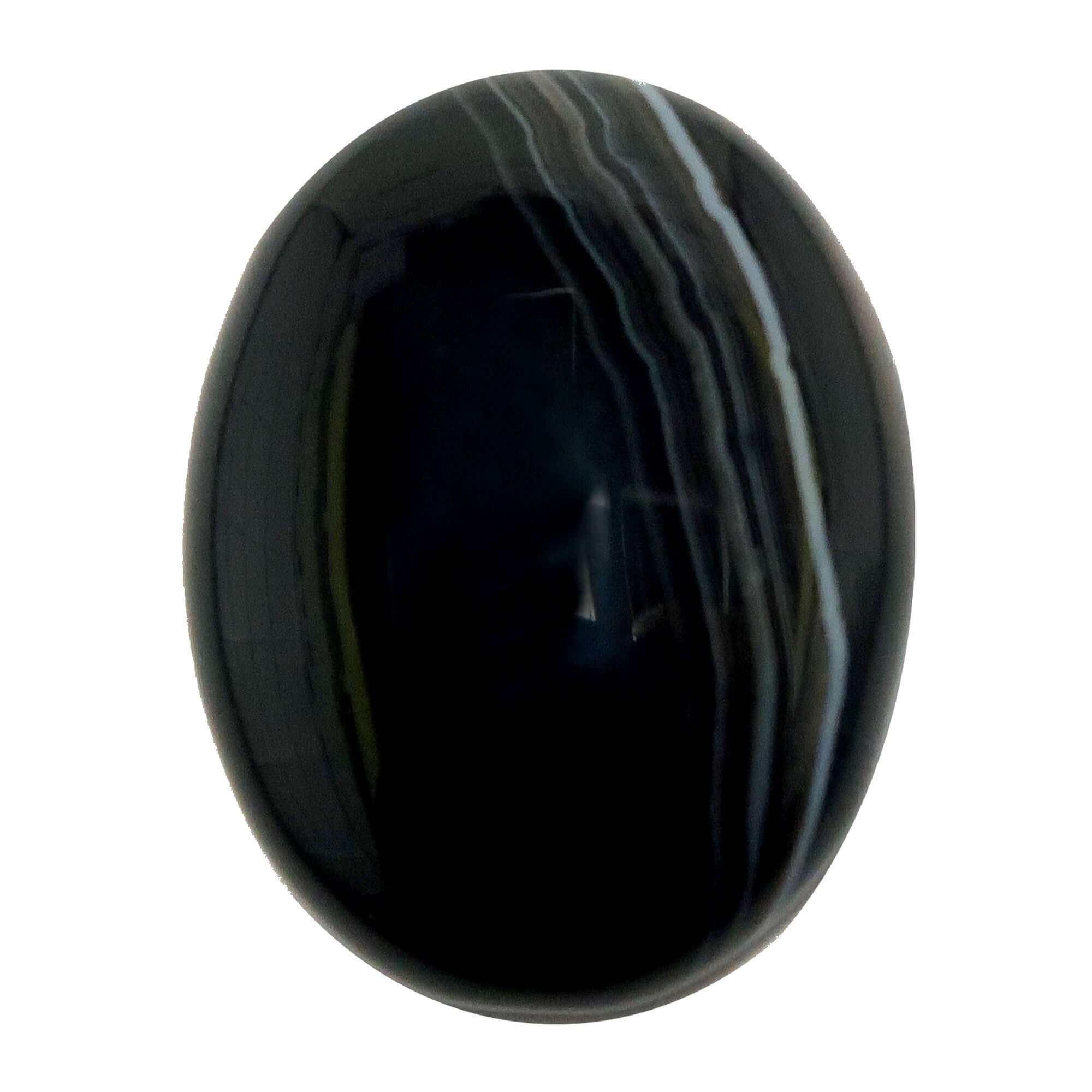 Onyx Grid Crystal Black White Healing Waves