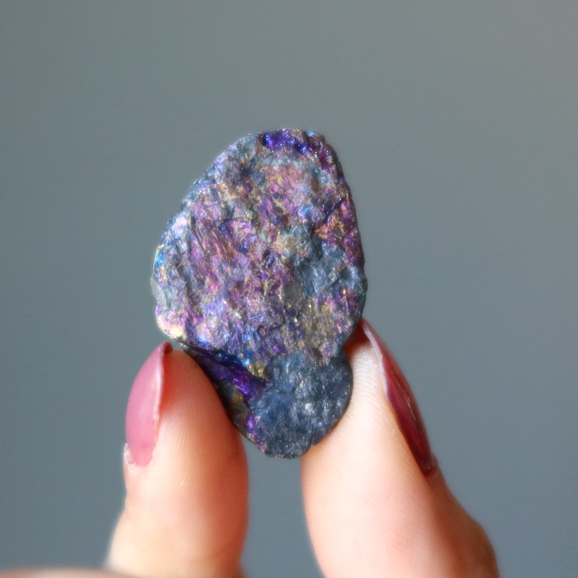 Peacock Ore Raw Crystal Rainbow Chalcopyrite Gem