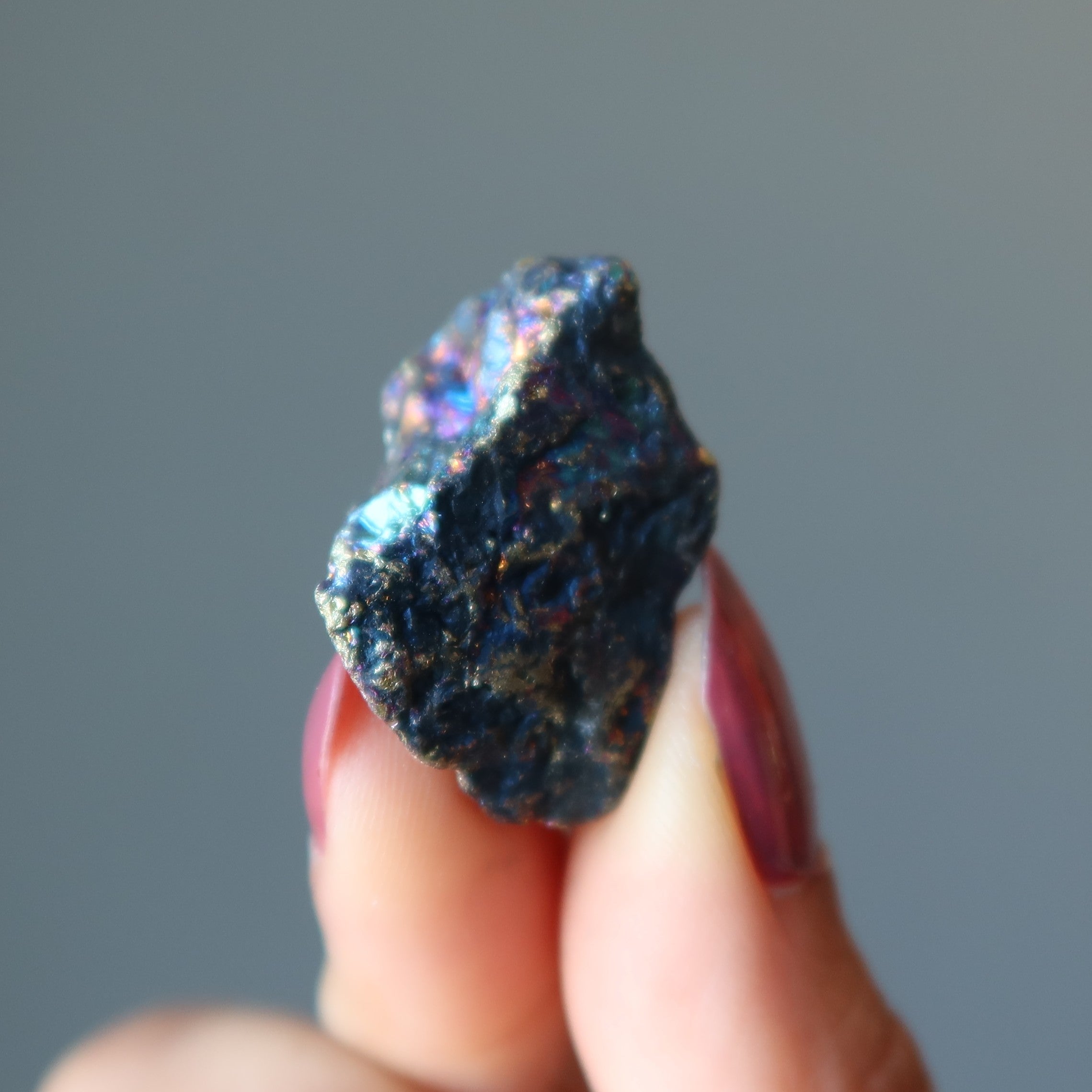 Peacock Ore Raw Crystal Rainbow Chalcopyrite Gem