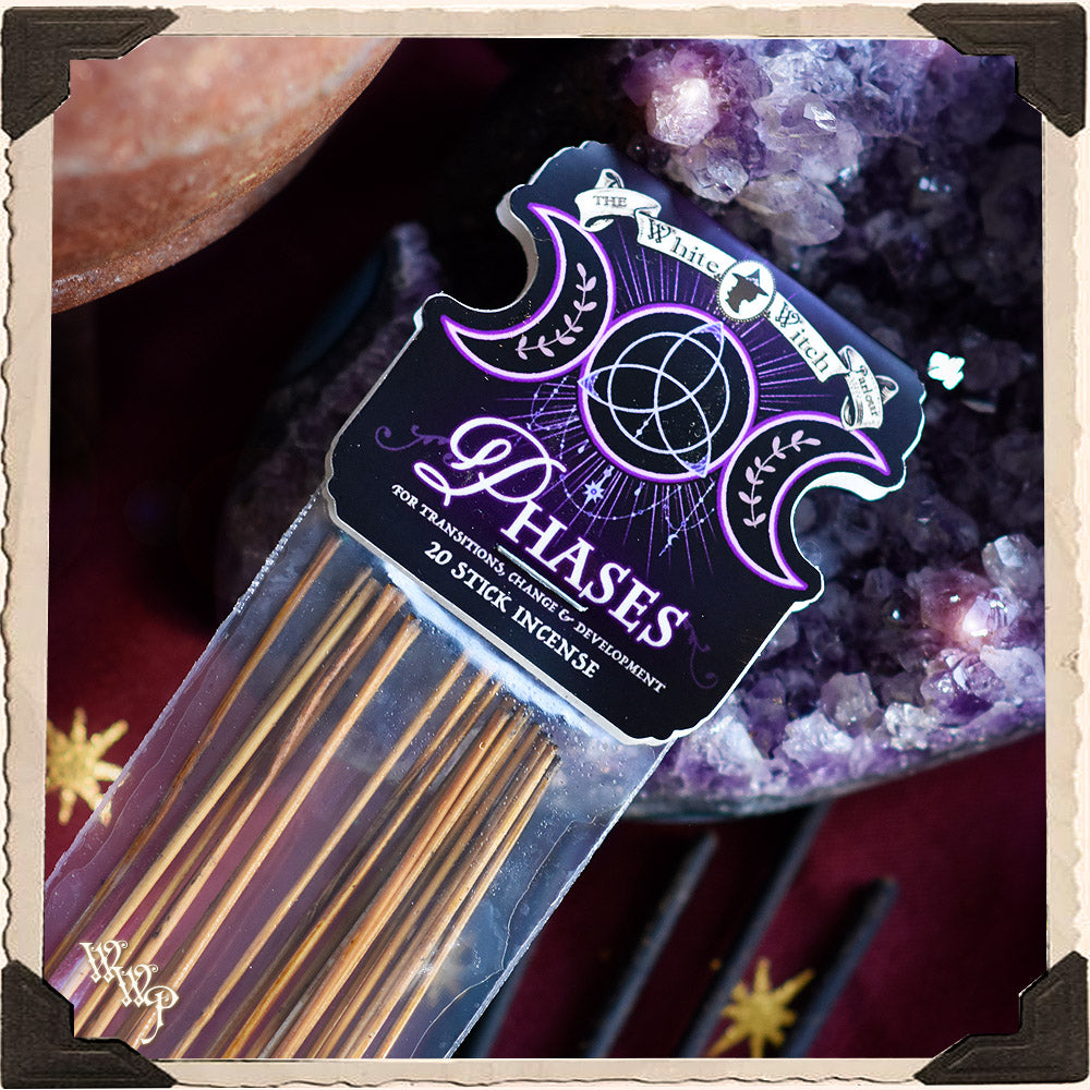 PHASES RITUAL RÄUCHERSTÄBCHEN. 20 Stäbchen. Für Übergänge, Wandel & Entwicklung.