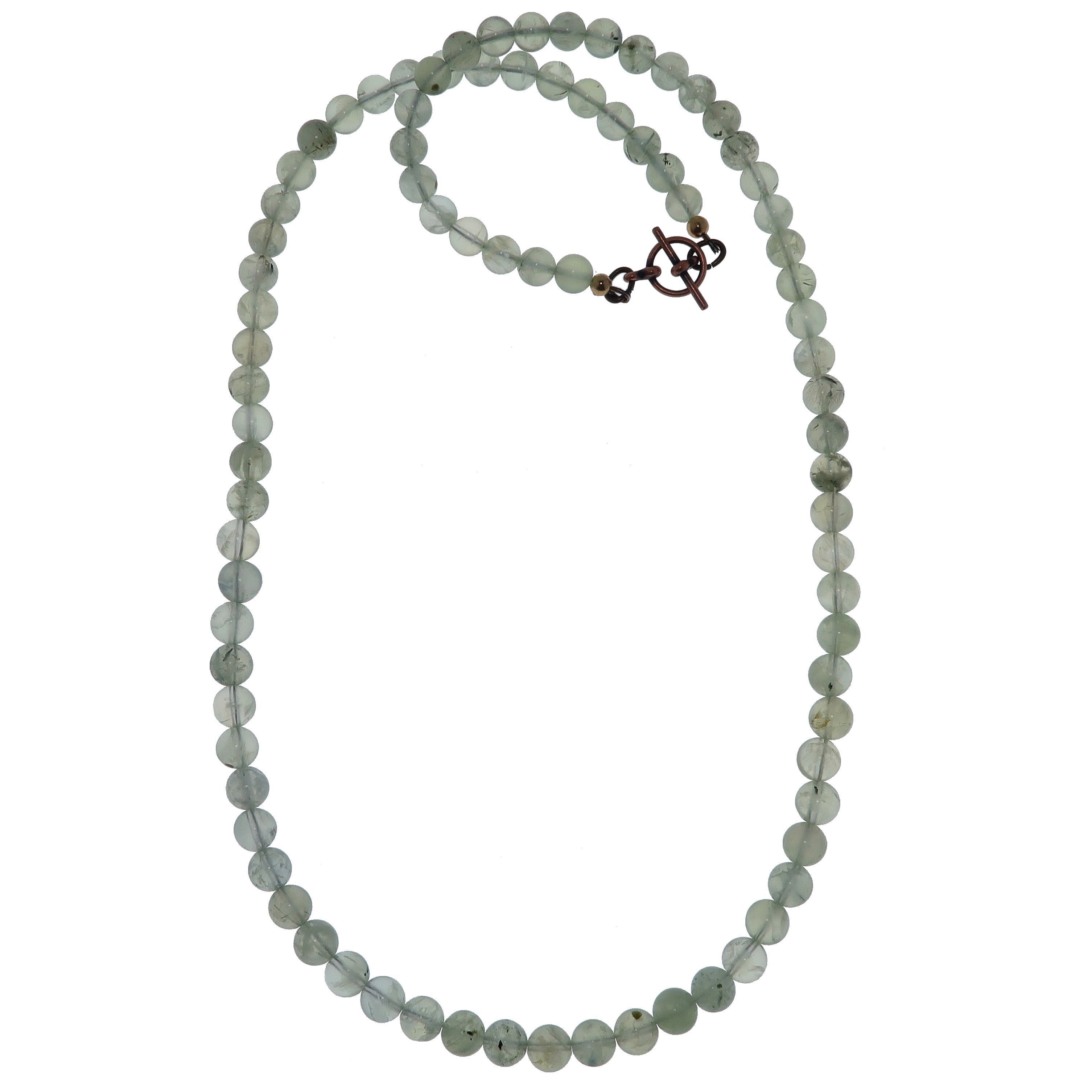 Prehnite Necklace Spring Green Gemstones