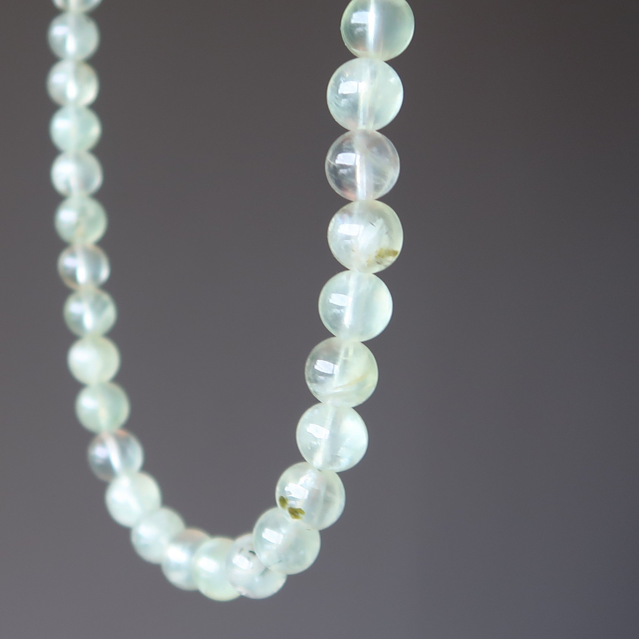 Prehnite Necklace Spring Green Gemstones