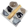 Protection Set Evil-be-Gone Stones and Selenite Charger
